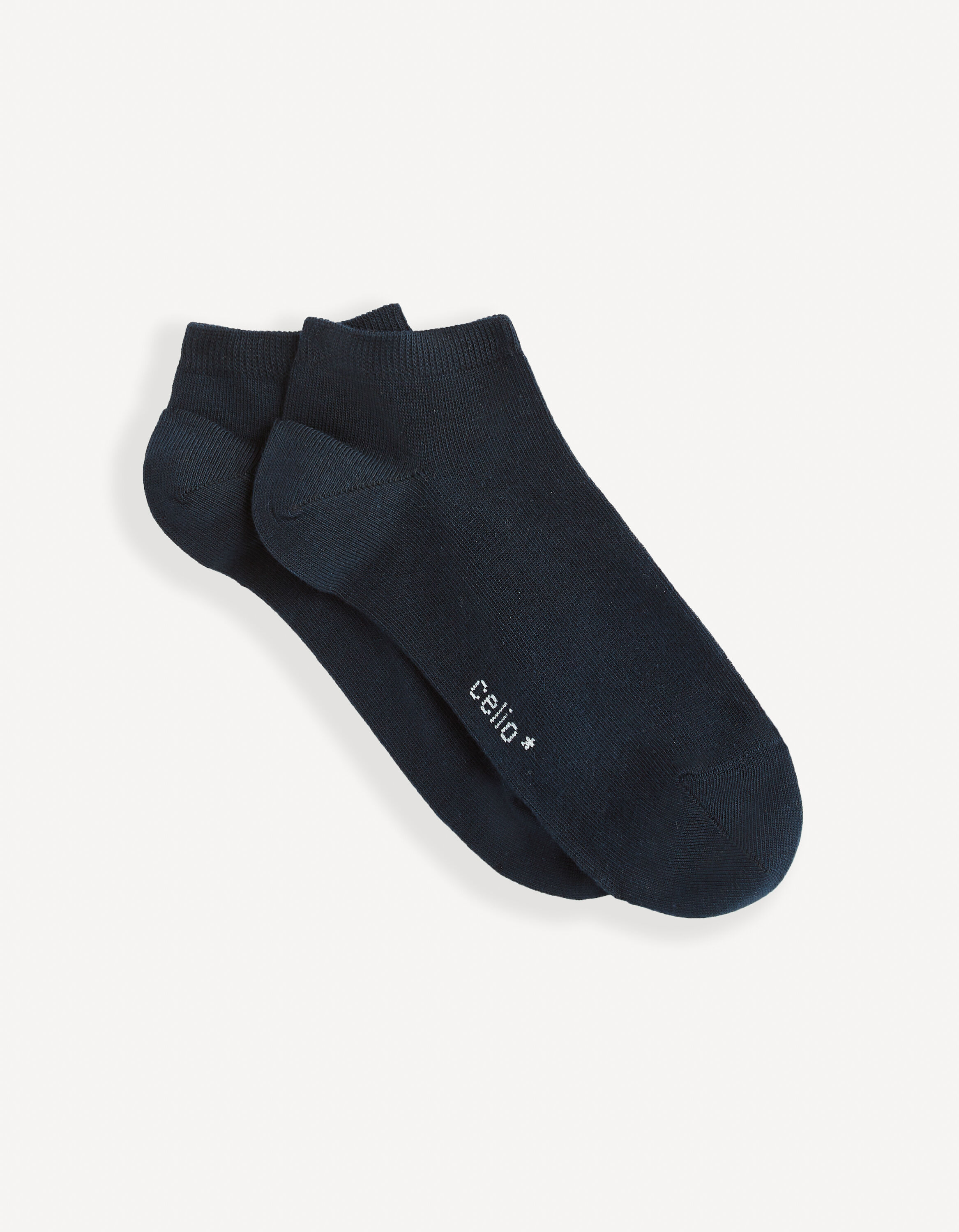 Chaussettes basses coton - marine