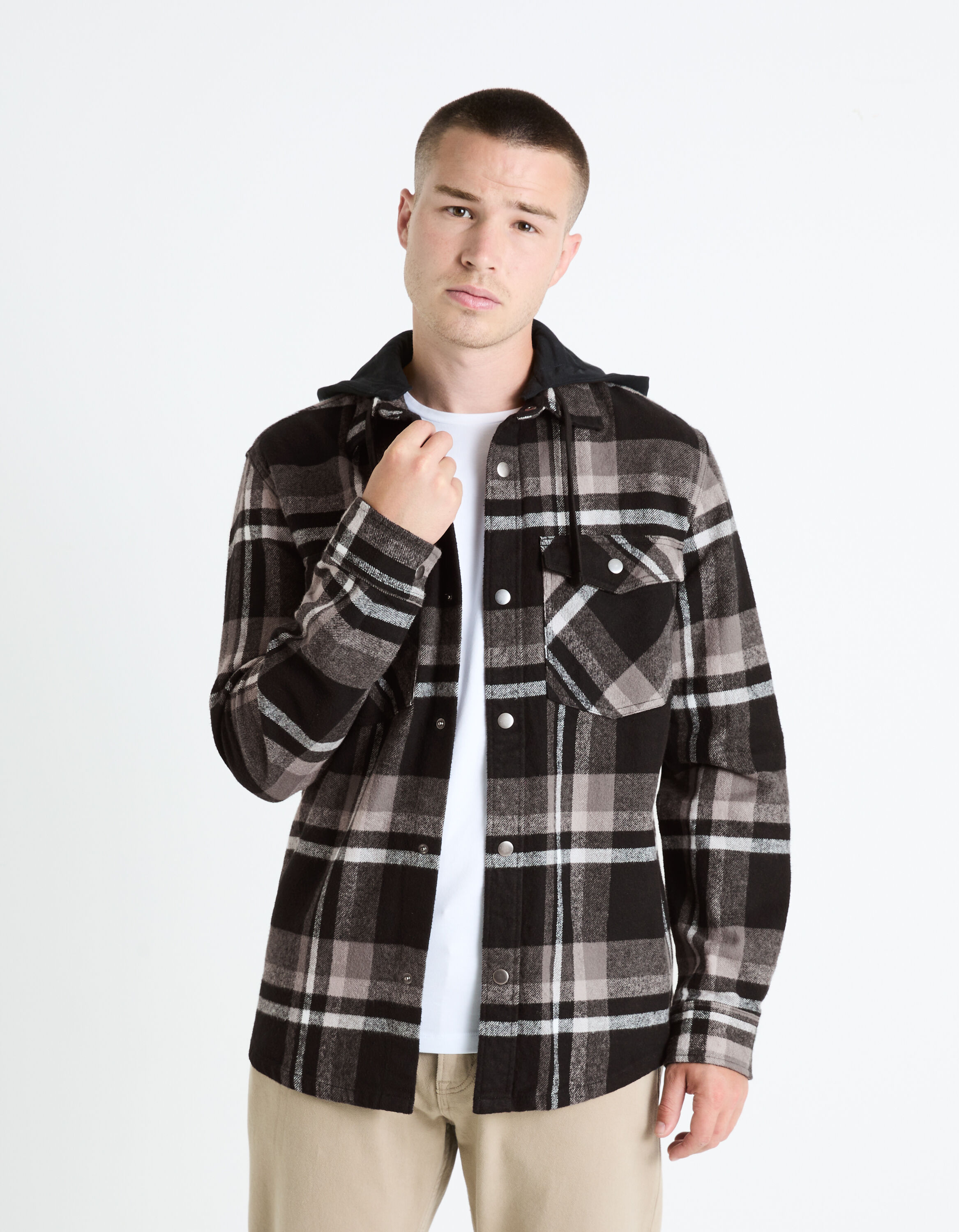 Surchemise 100% coton - noir