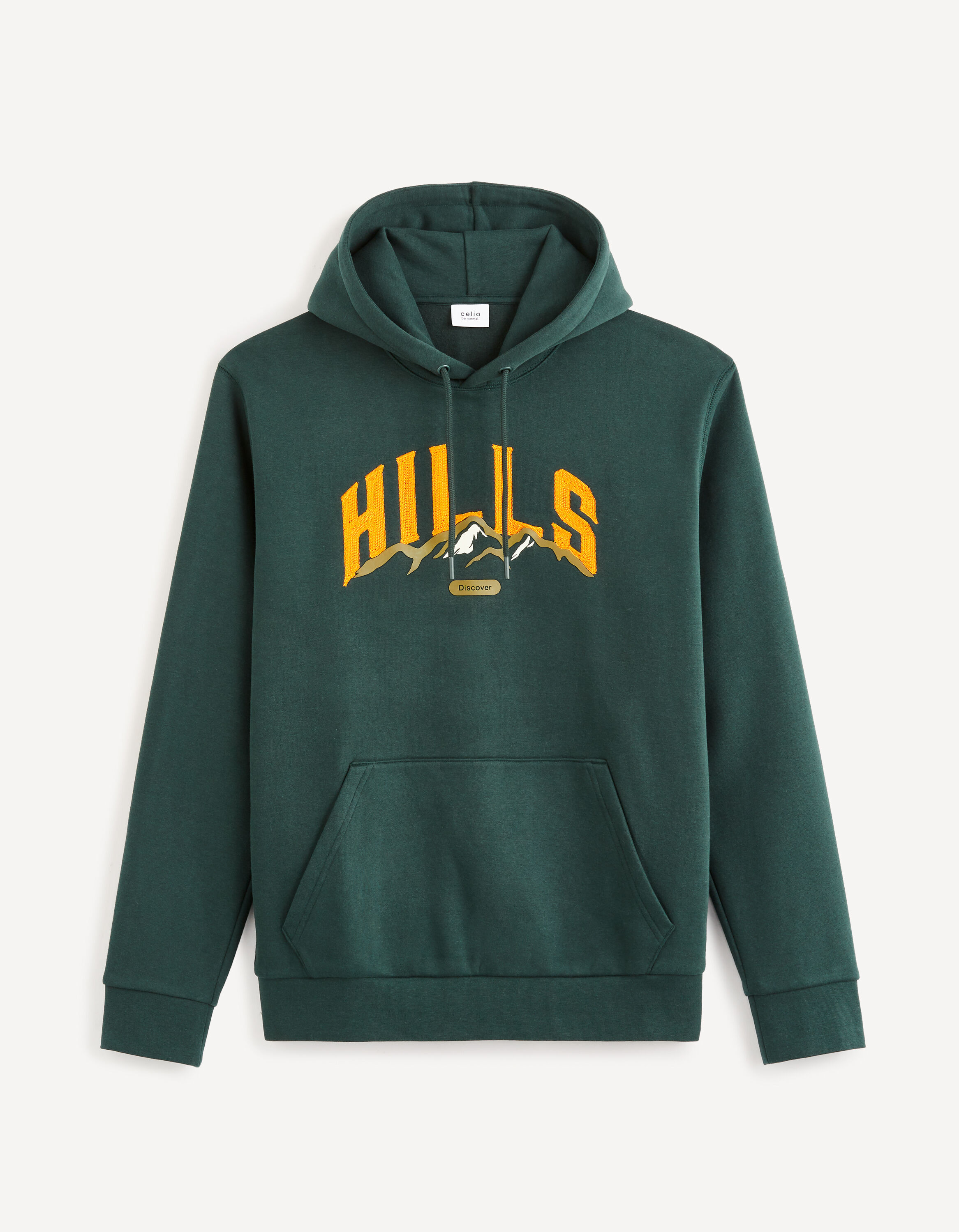 Sweat &agrave; capuche - vert