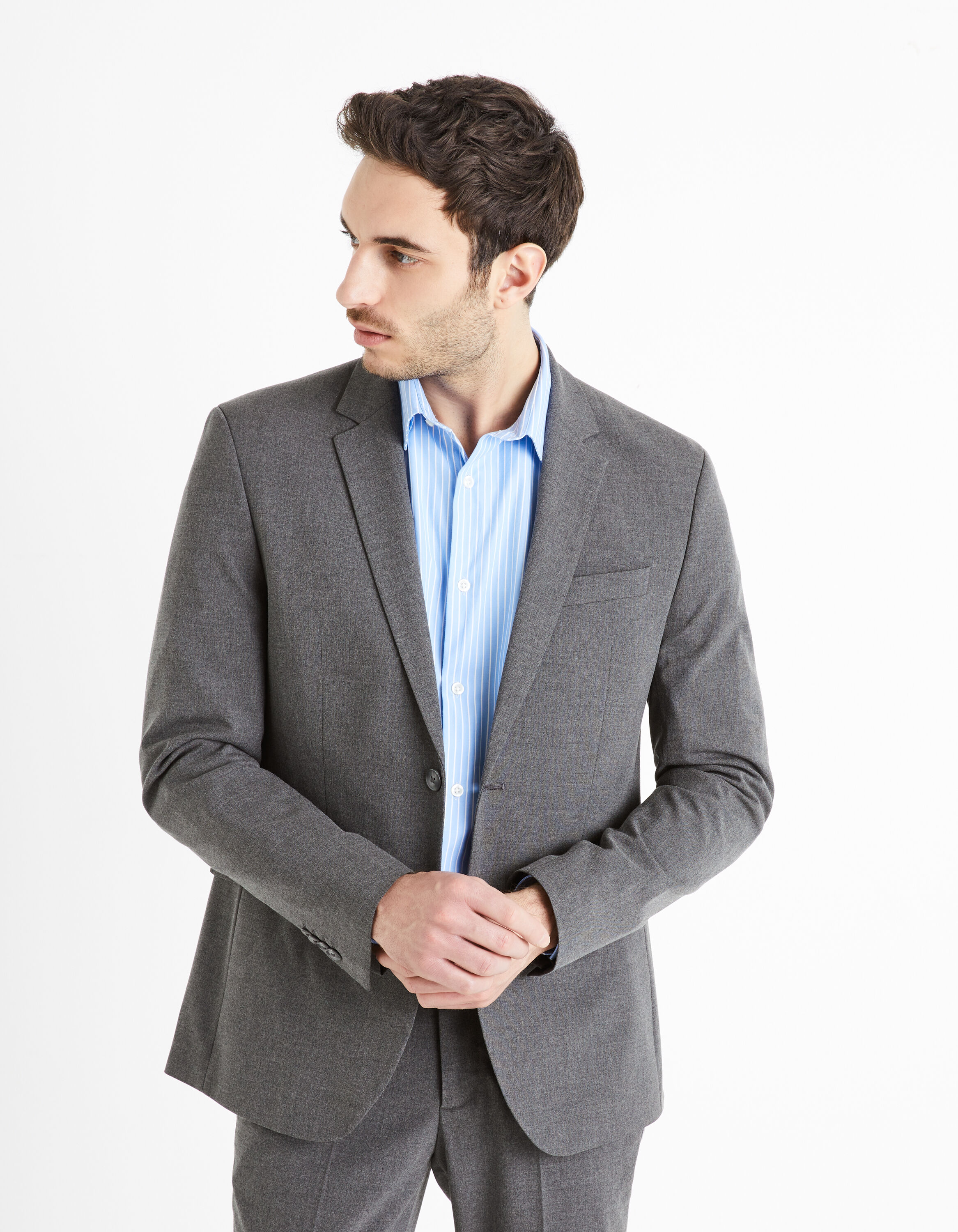 Veste de costume Amaury slim - gris