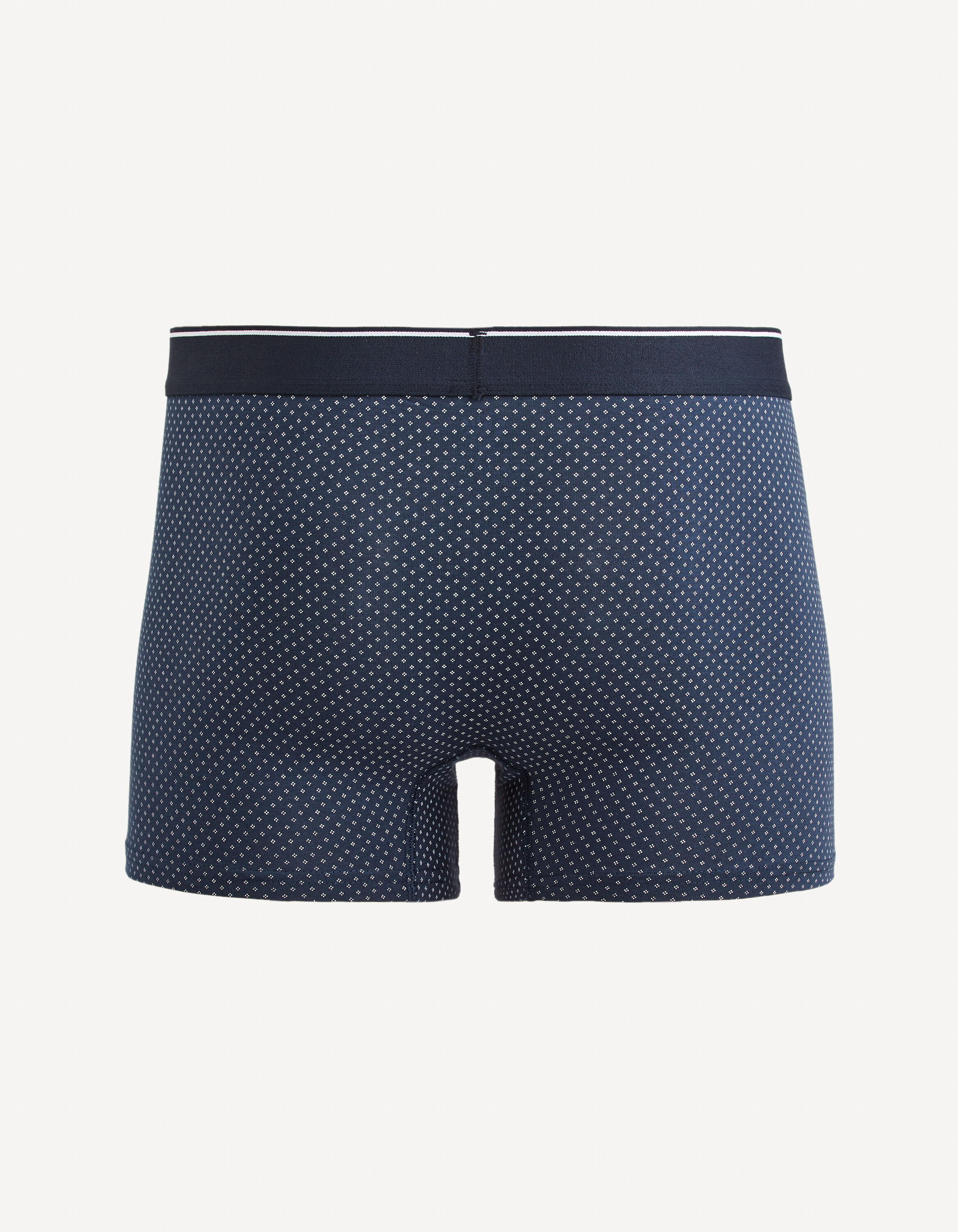 Boxer en coton stretch - marine