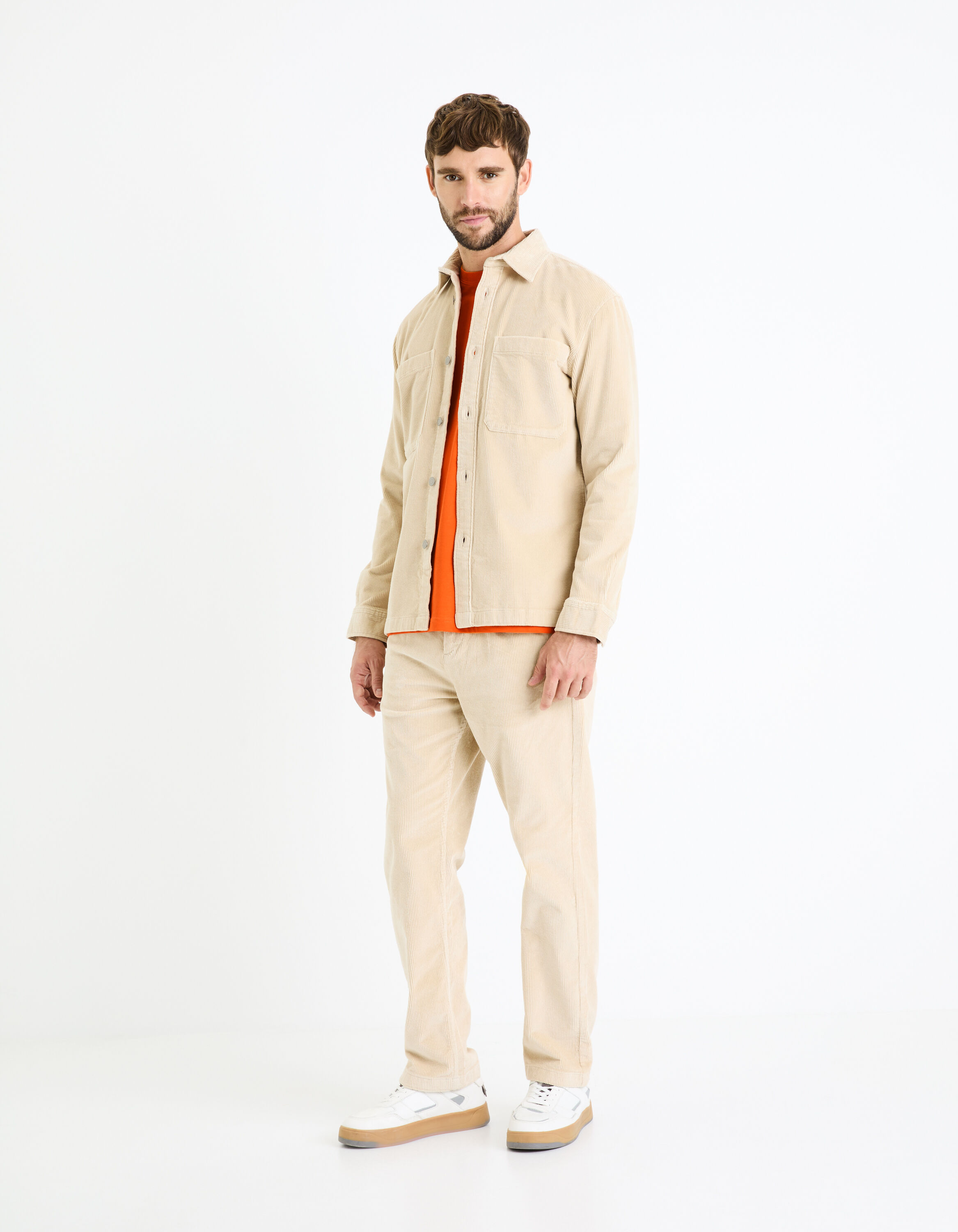 T-shirt manches longues 100% coton - orange