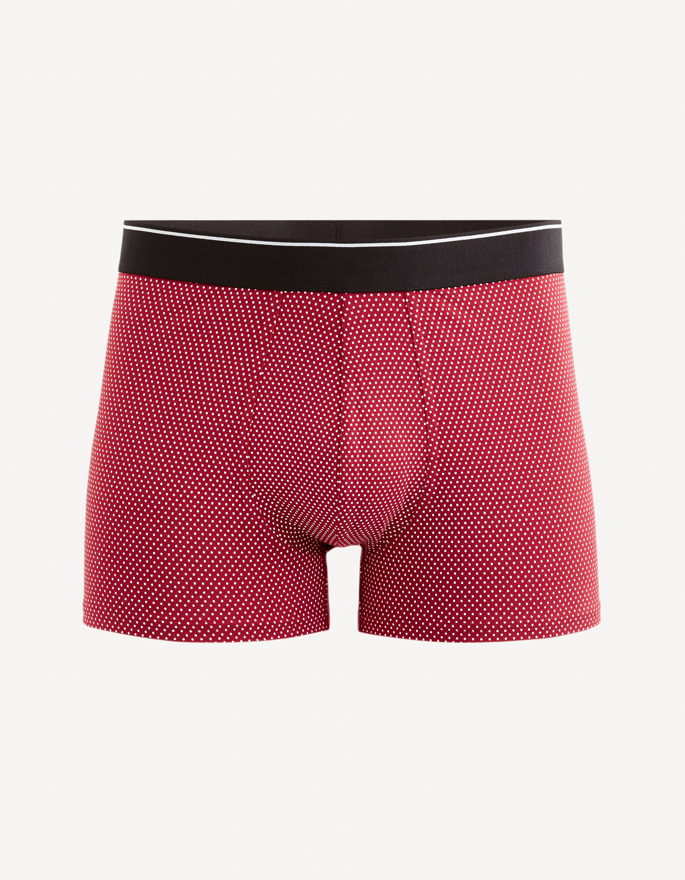 Boxer en coton stretch - bordeaux