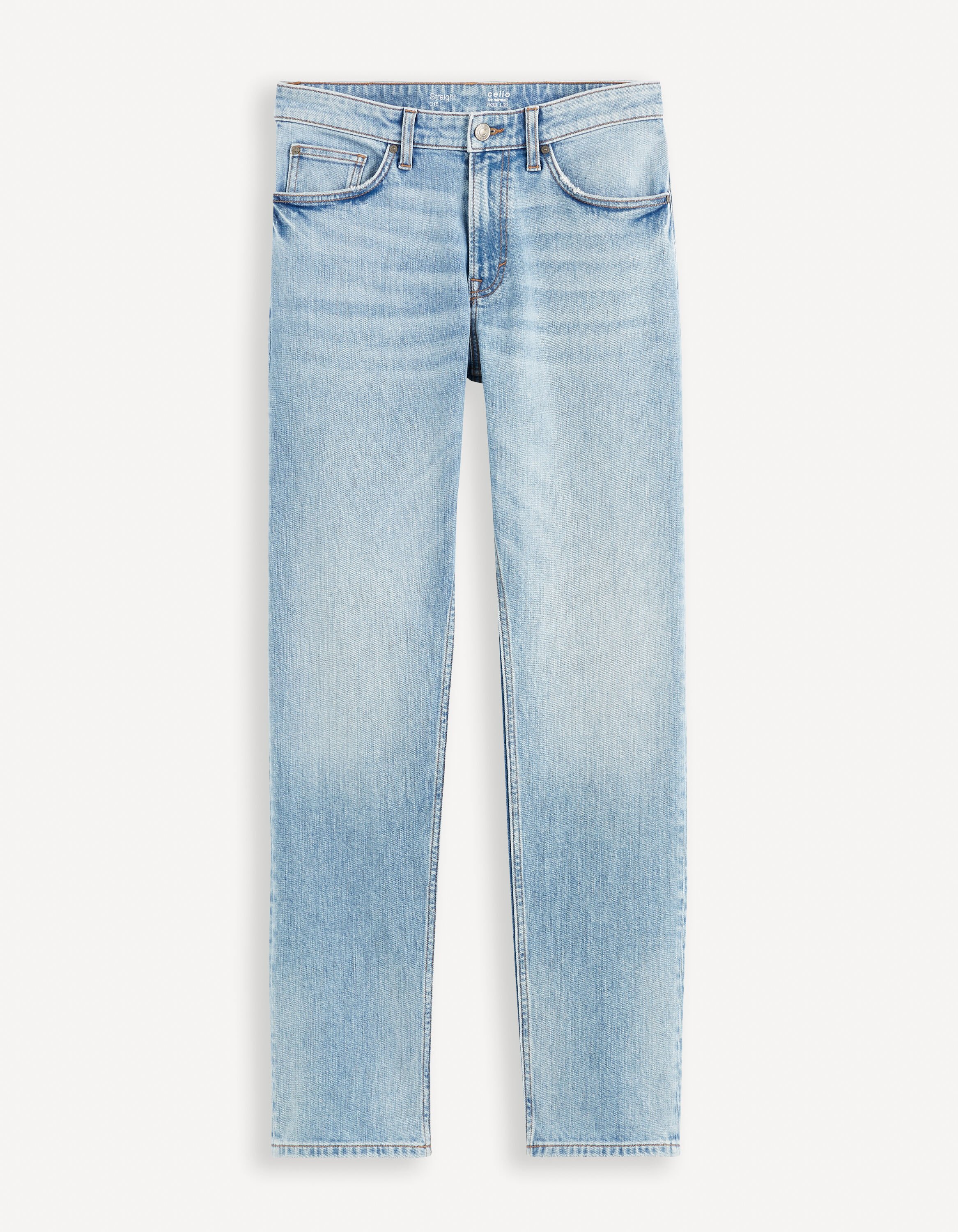 Jean straight C15 3 longueurs - bleached
