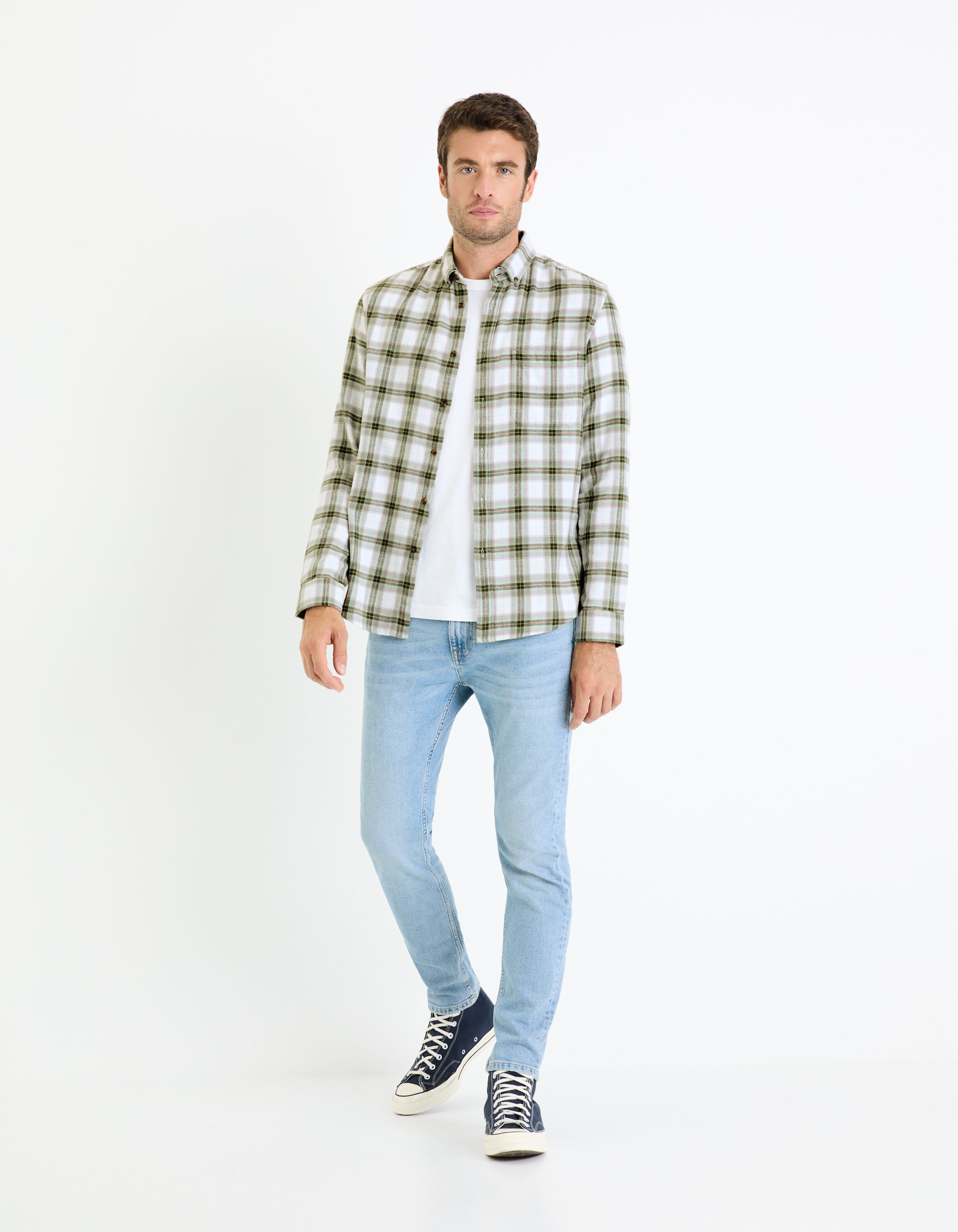 Jean slim C25 stretch - blanc