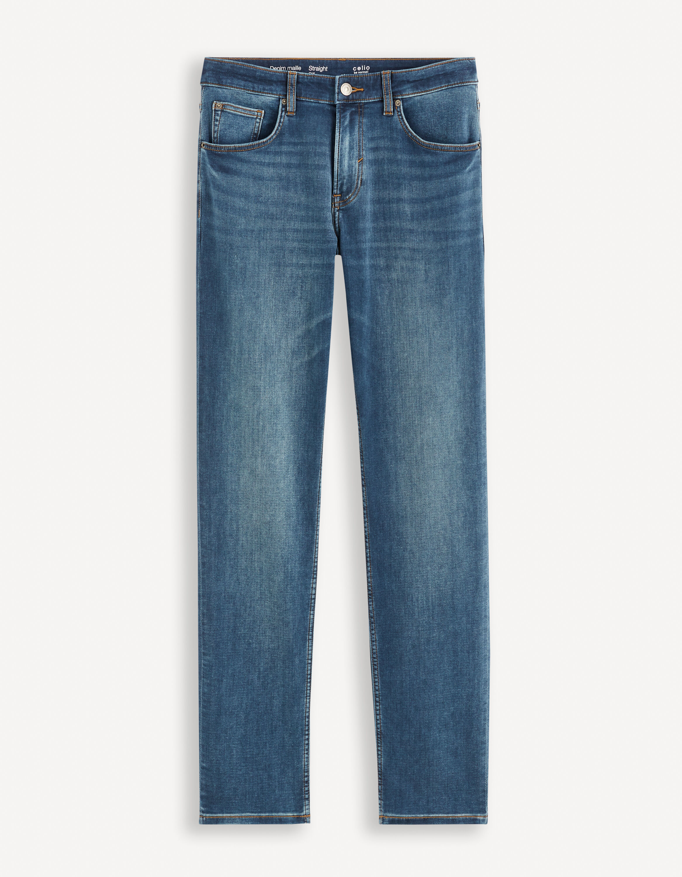 Jean straight C15 3 longueurs stretch - double stone