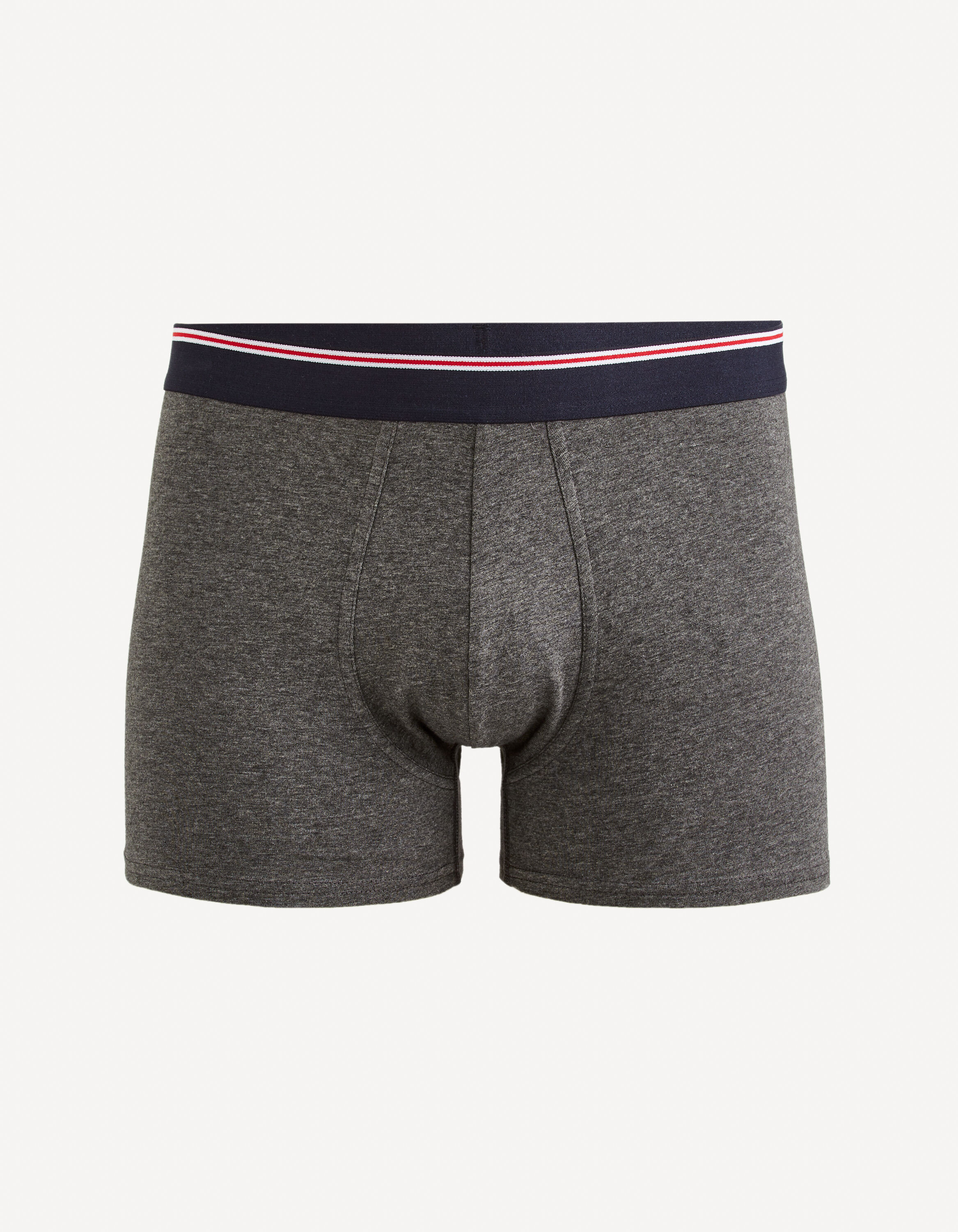 Boxer en coton stretch - anthracite