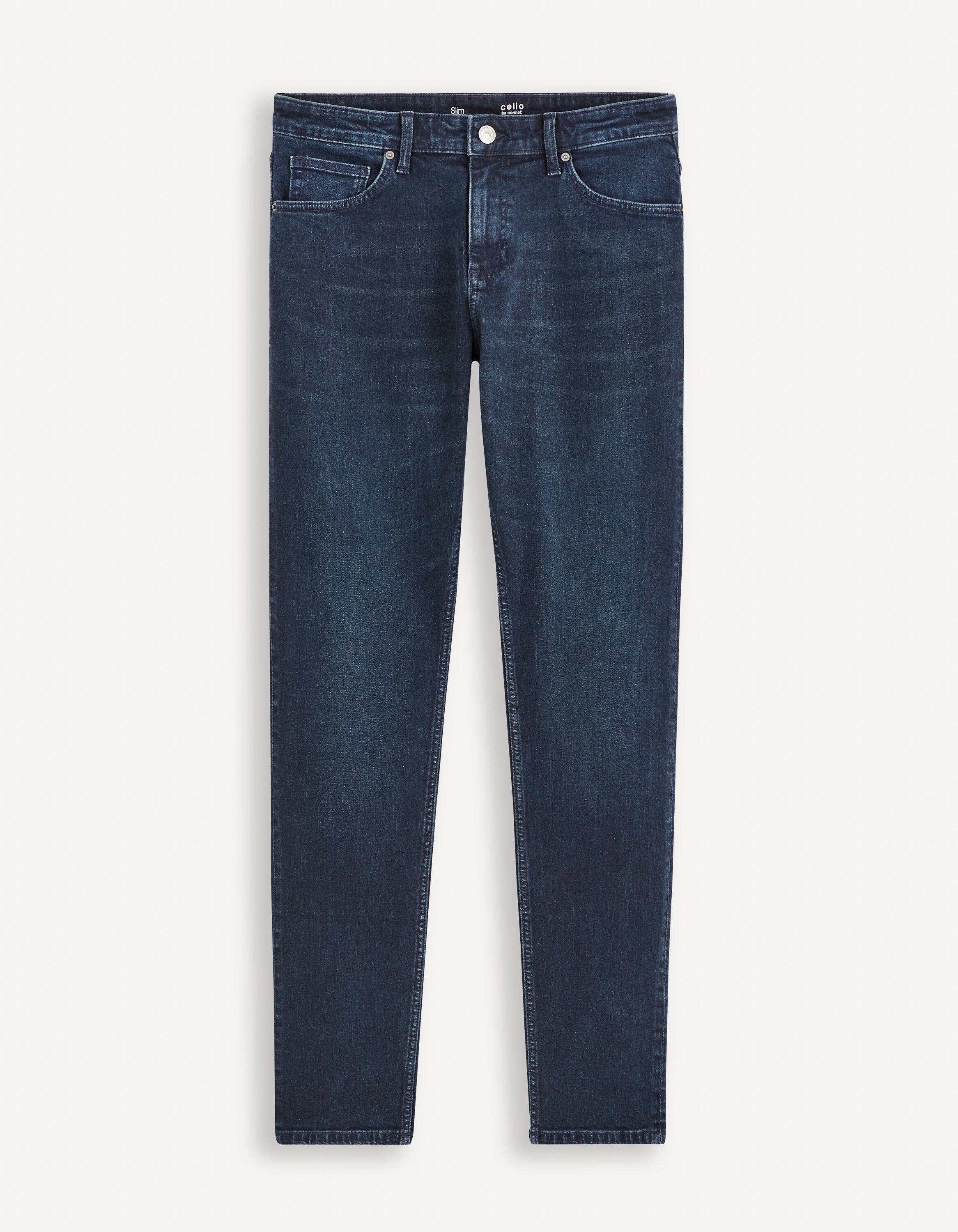 Jean slim C25 stretch - bleu fonc&eacute;