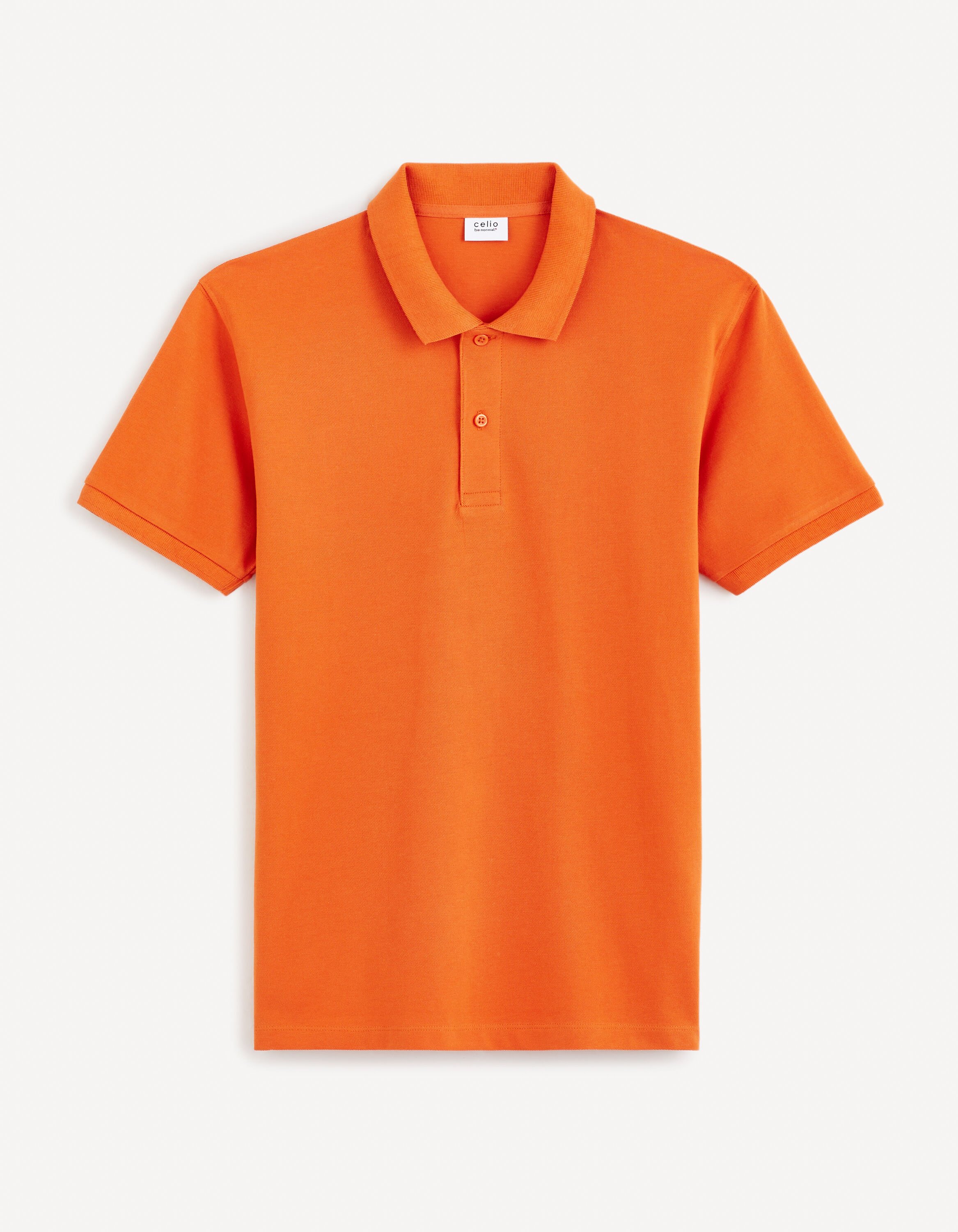 Polo piqu&eacute; 100% coton - orange