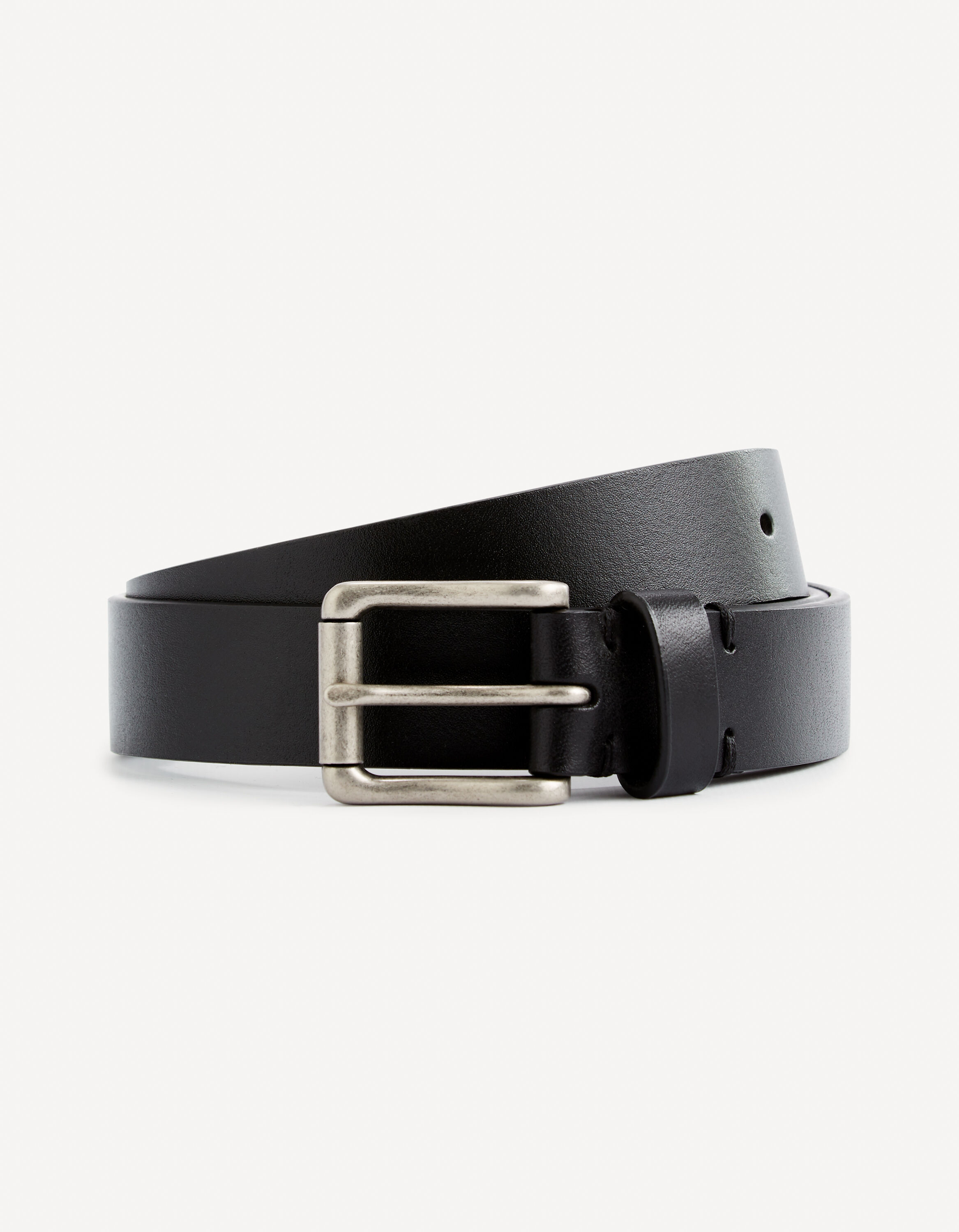 Ceinture 100% cuir - noir