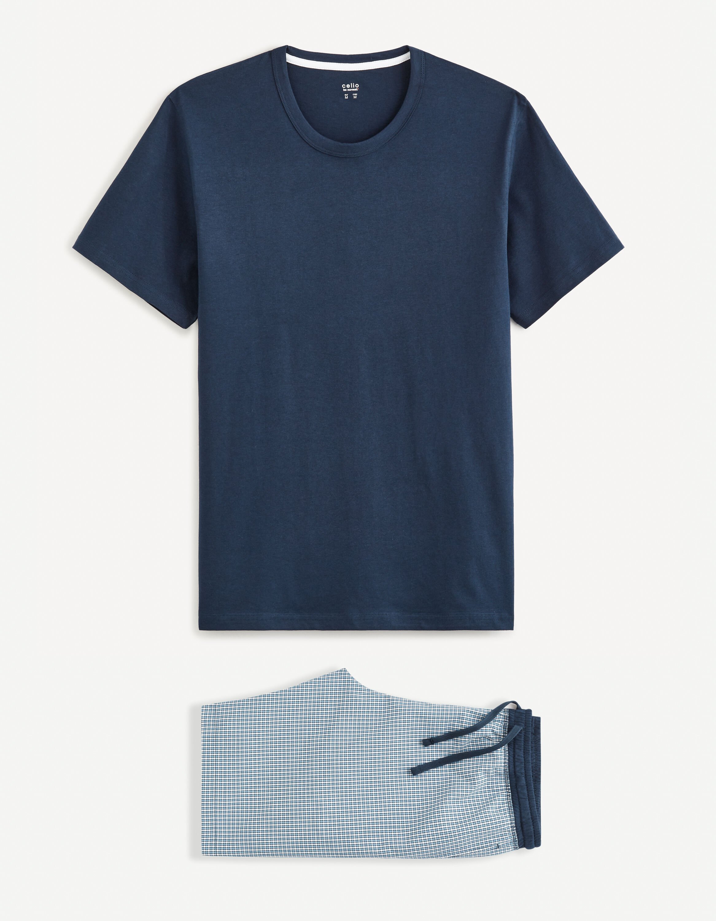 Pyjama 100% coton - marine