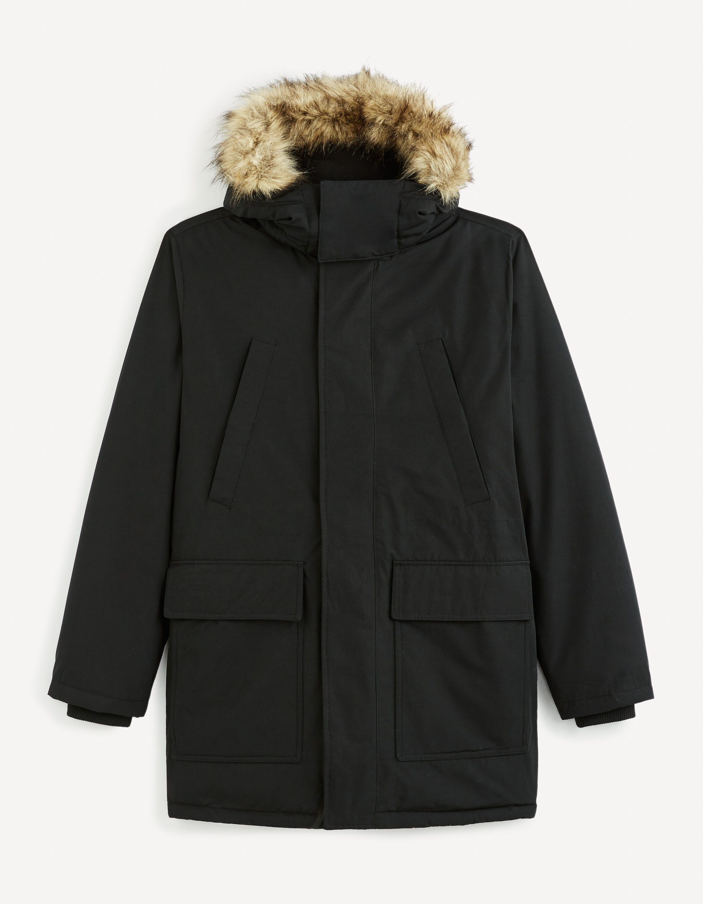 Parka grand froid &agrave;capuche - noir