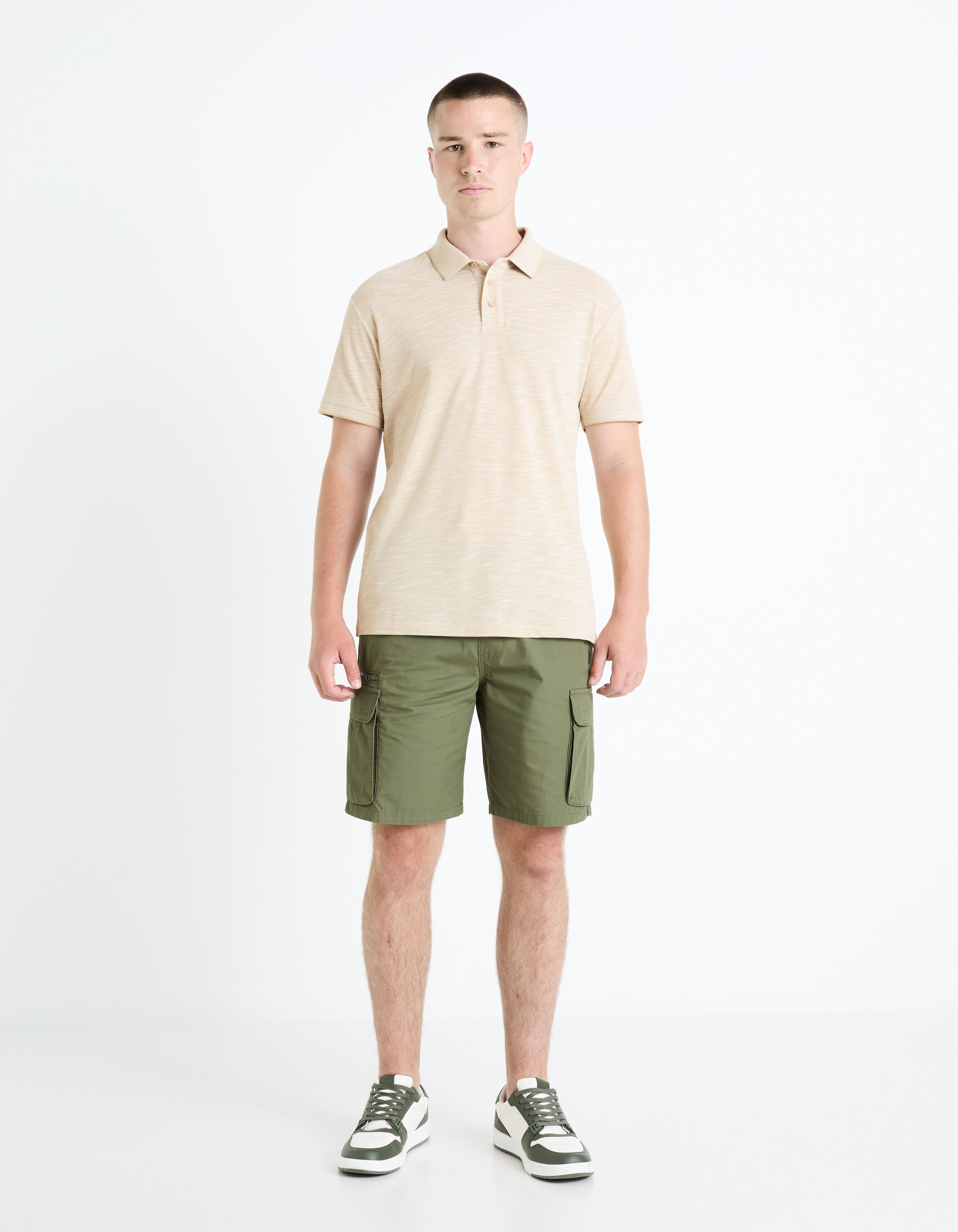 Polo piqu&eacute; - &eacute;cru