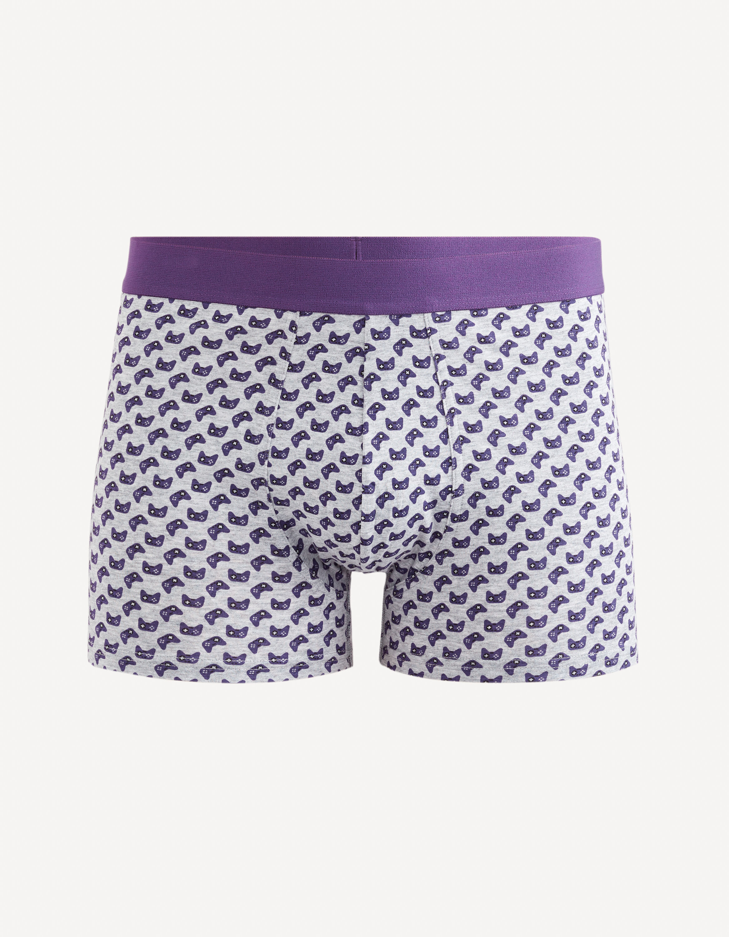 Boxer en coton stretch - gris