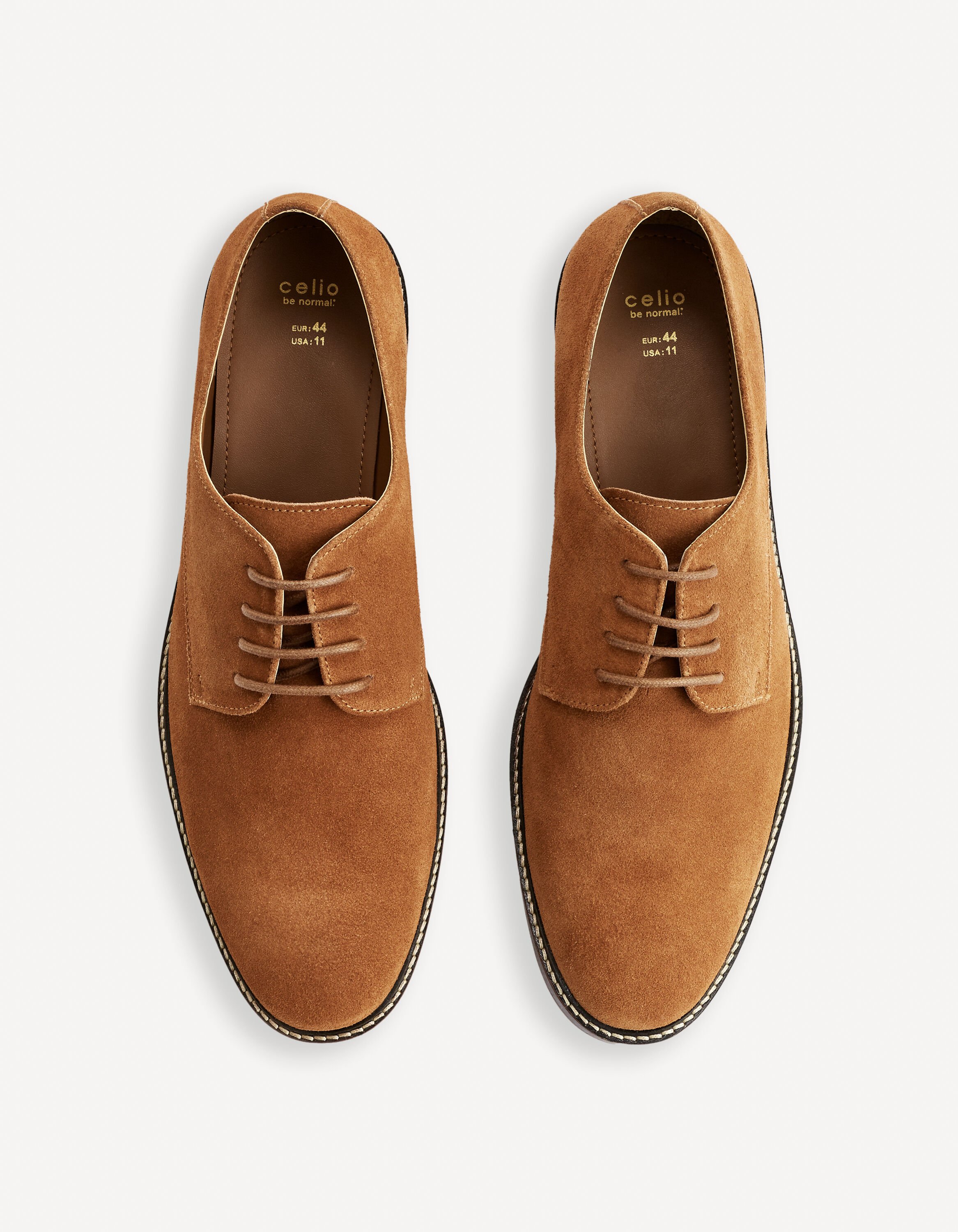 Derbies en cuir - marron