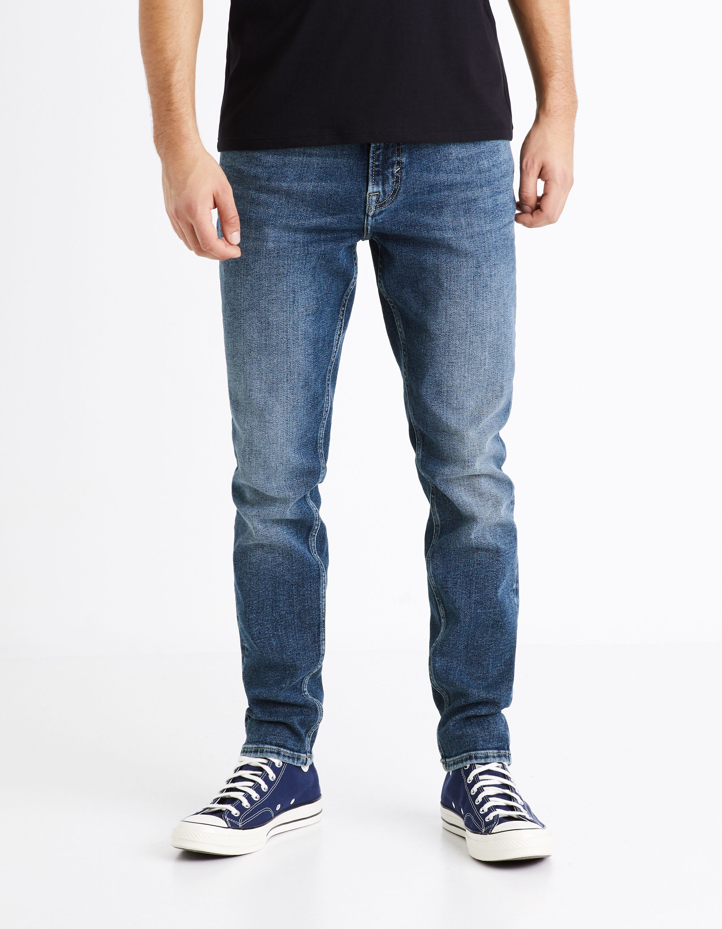 Jean slim C25 3 longueurs - double stone