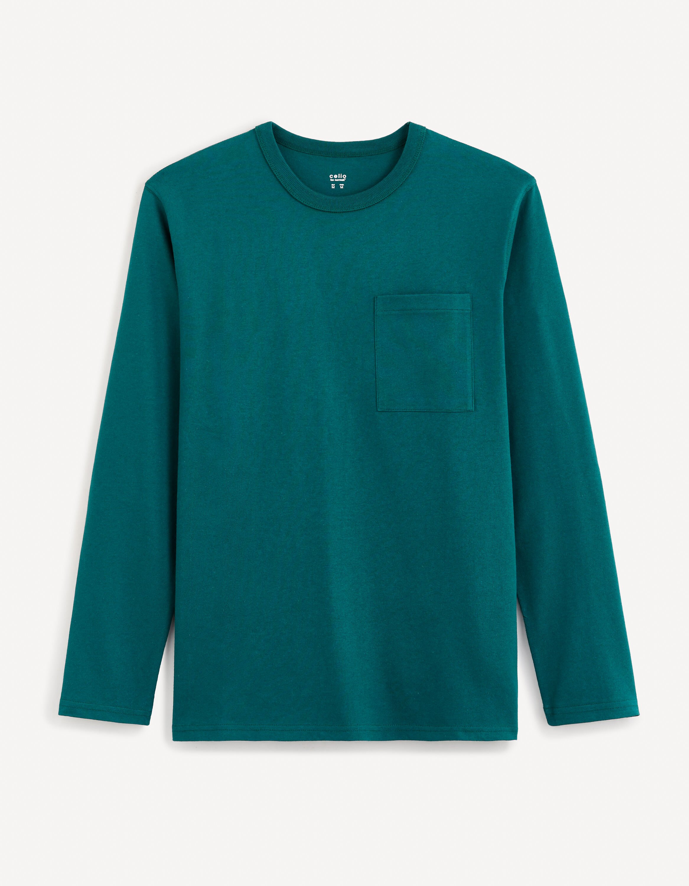 T-shirt col rond 100% coton - vert