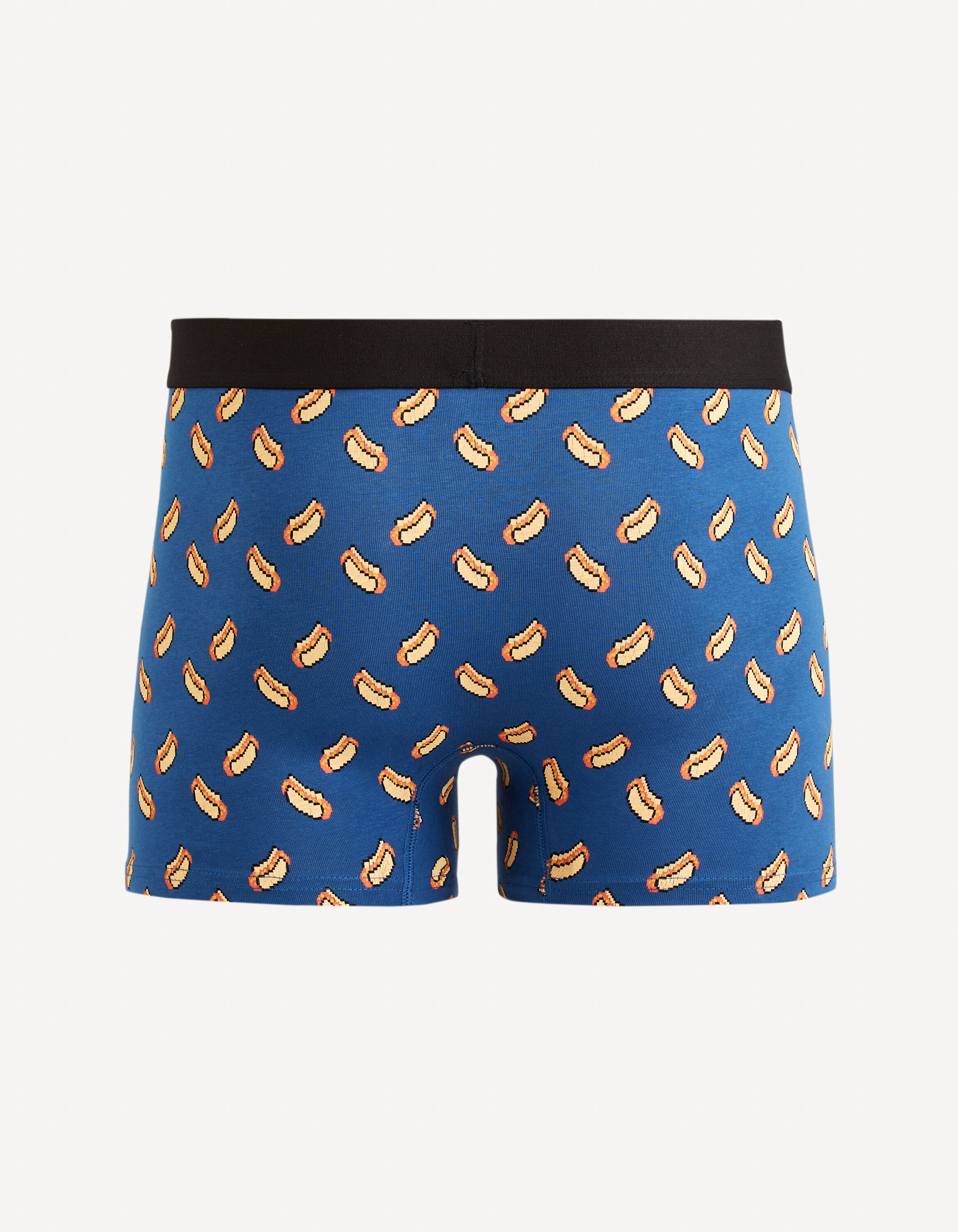 Boxer en coton stretch - bleu