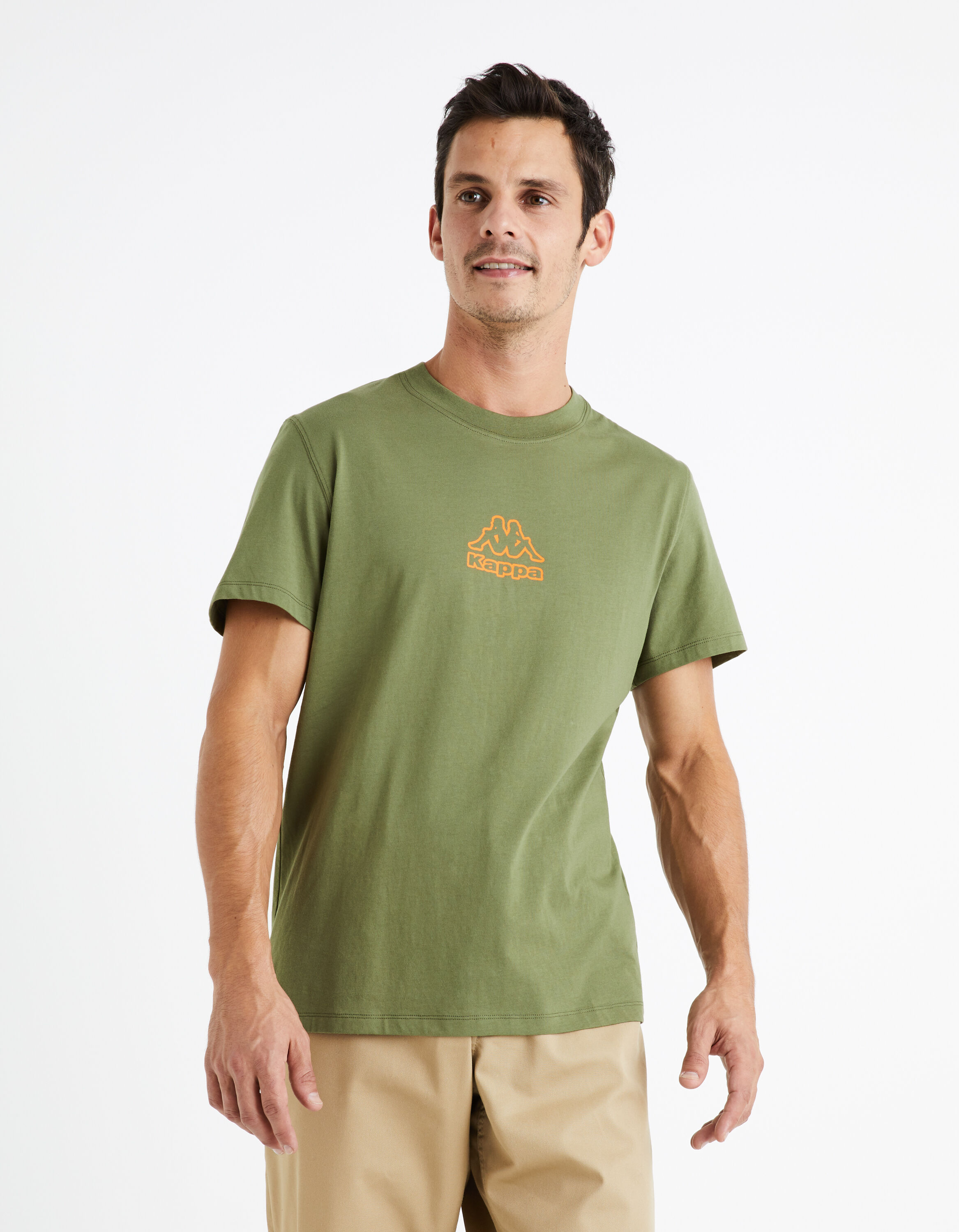 Kappa - T-shirt kaki