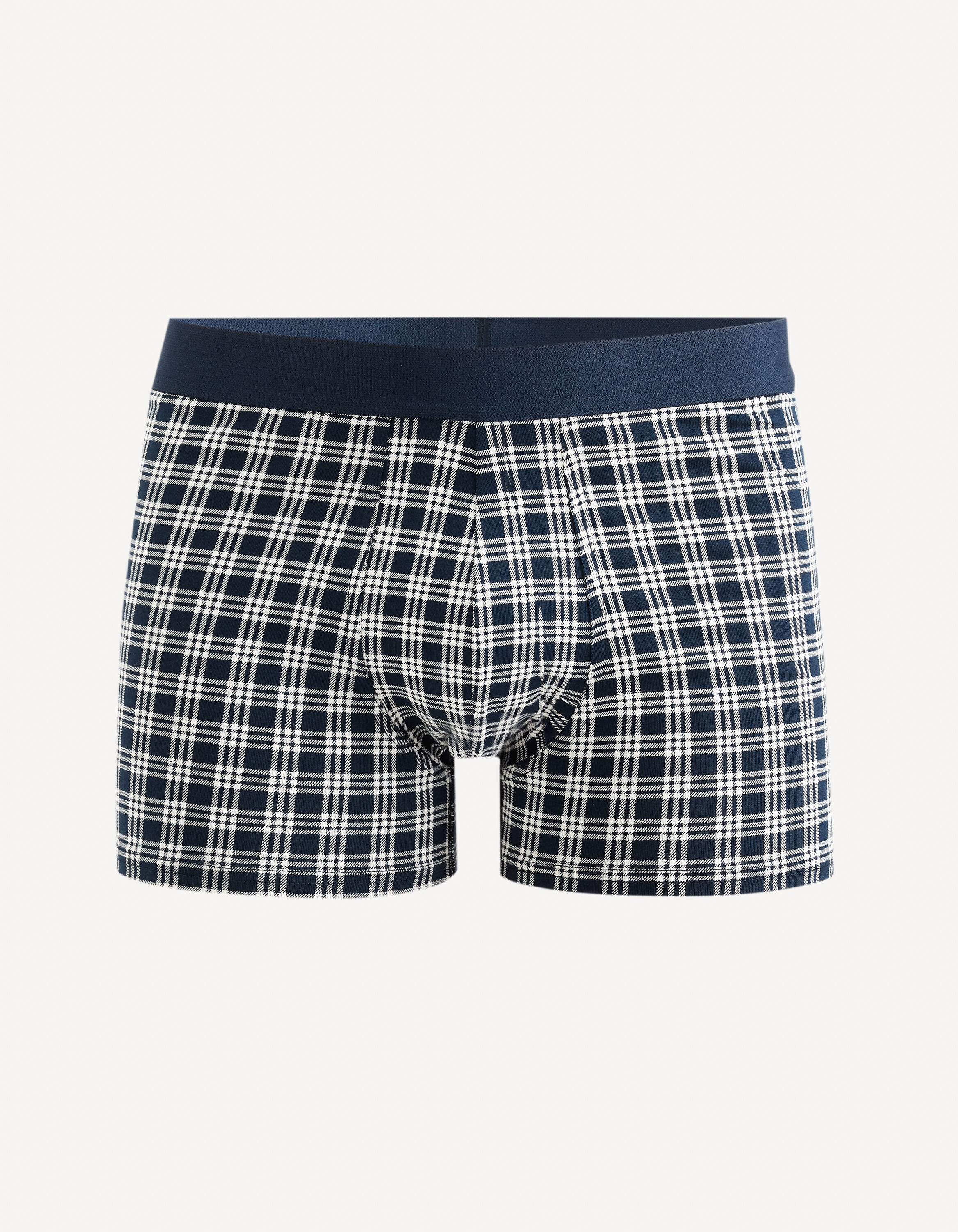 Boxer en coton stretch - marine