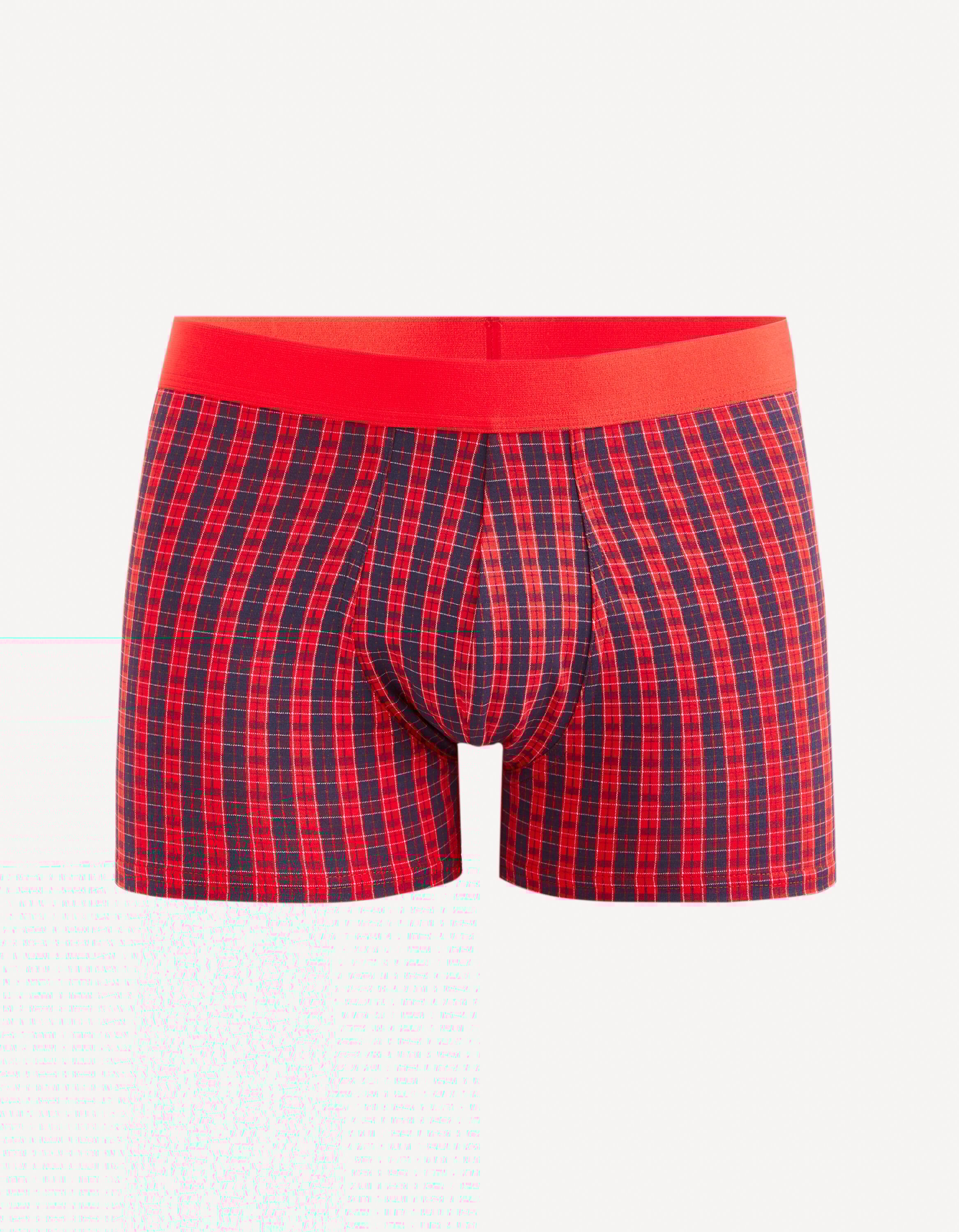 Boxer en coton stretch - rouge