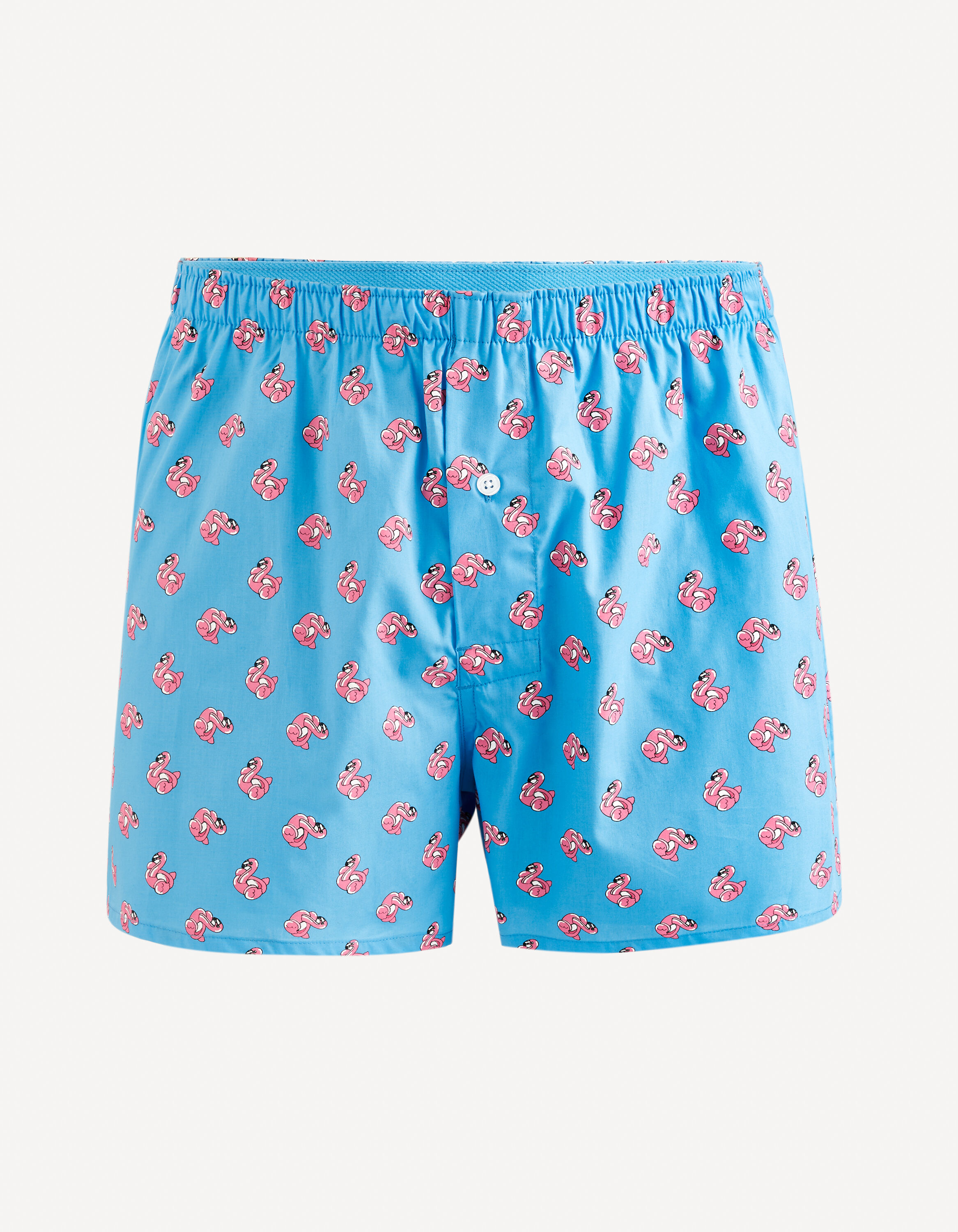 Cale&ccedil;on 100% coton - bleu