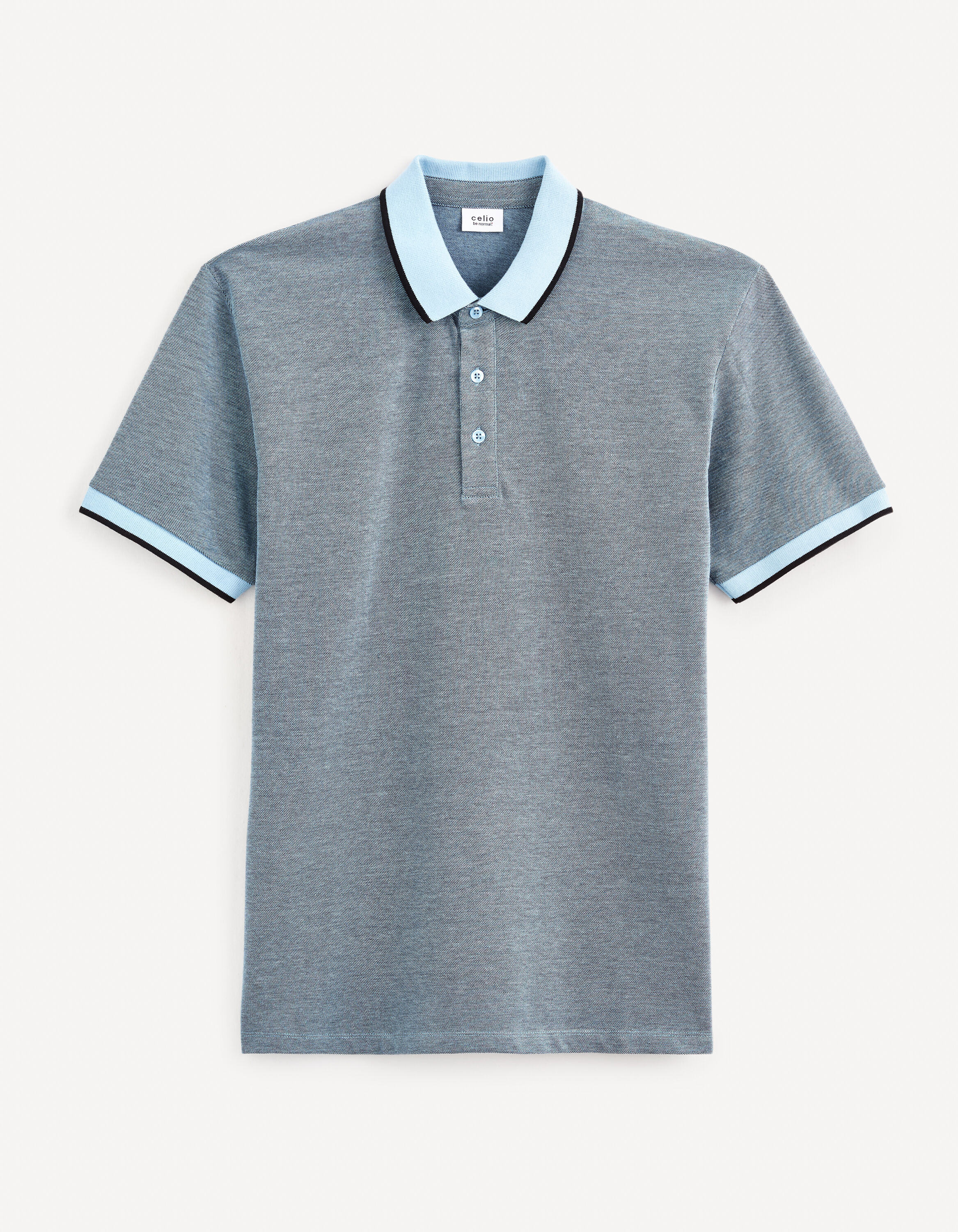 Polo piqu&eacute; 100% coton - gris
