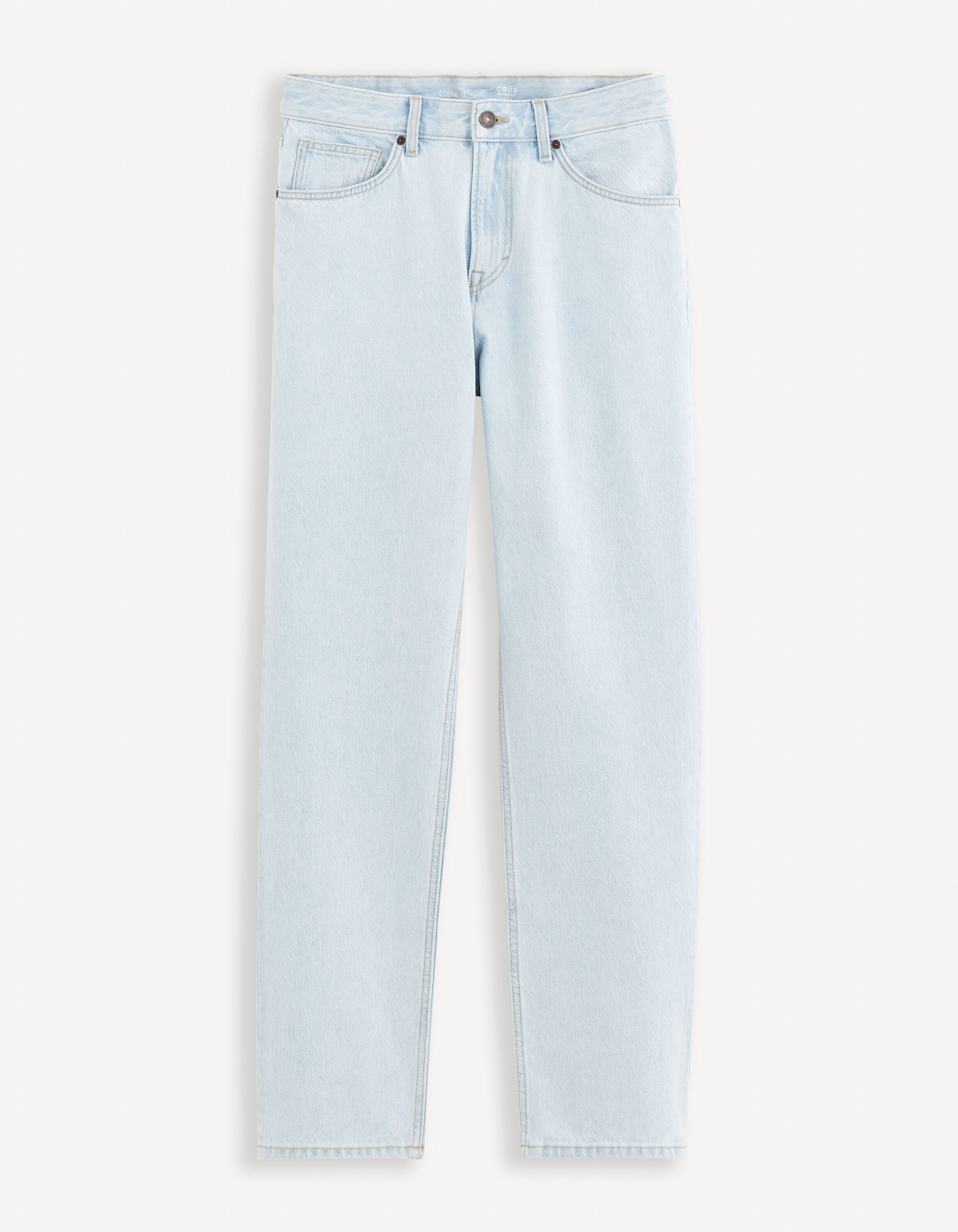 Jean loose C75 100% coton - light blue