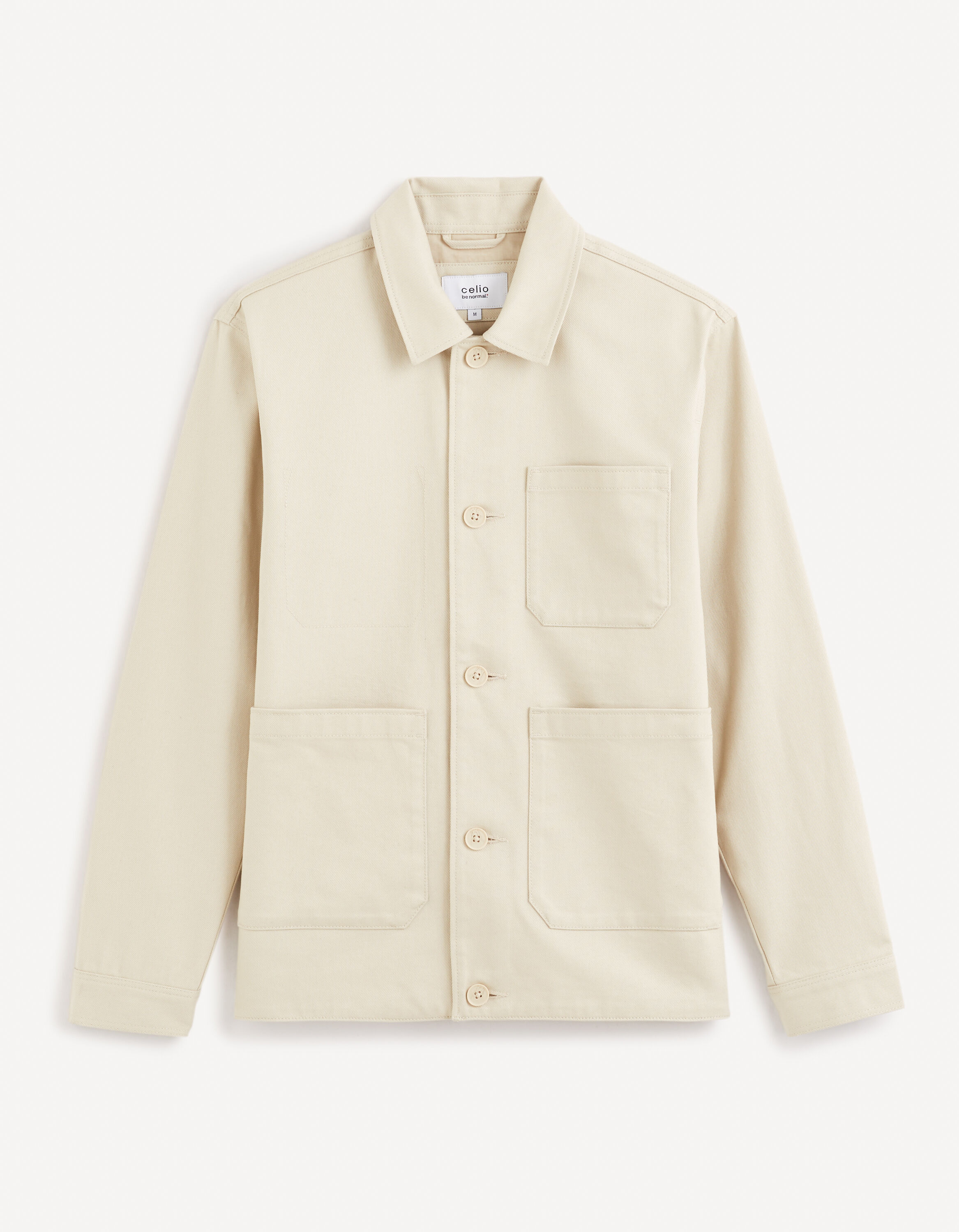 Veste en twill - &eacute;cru