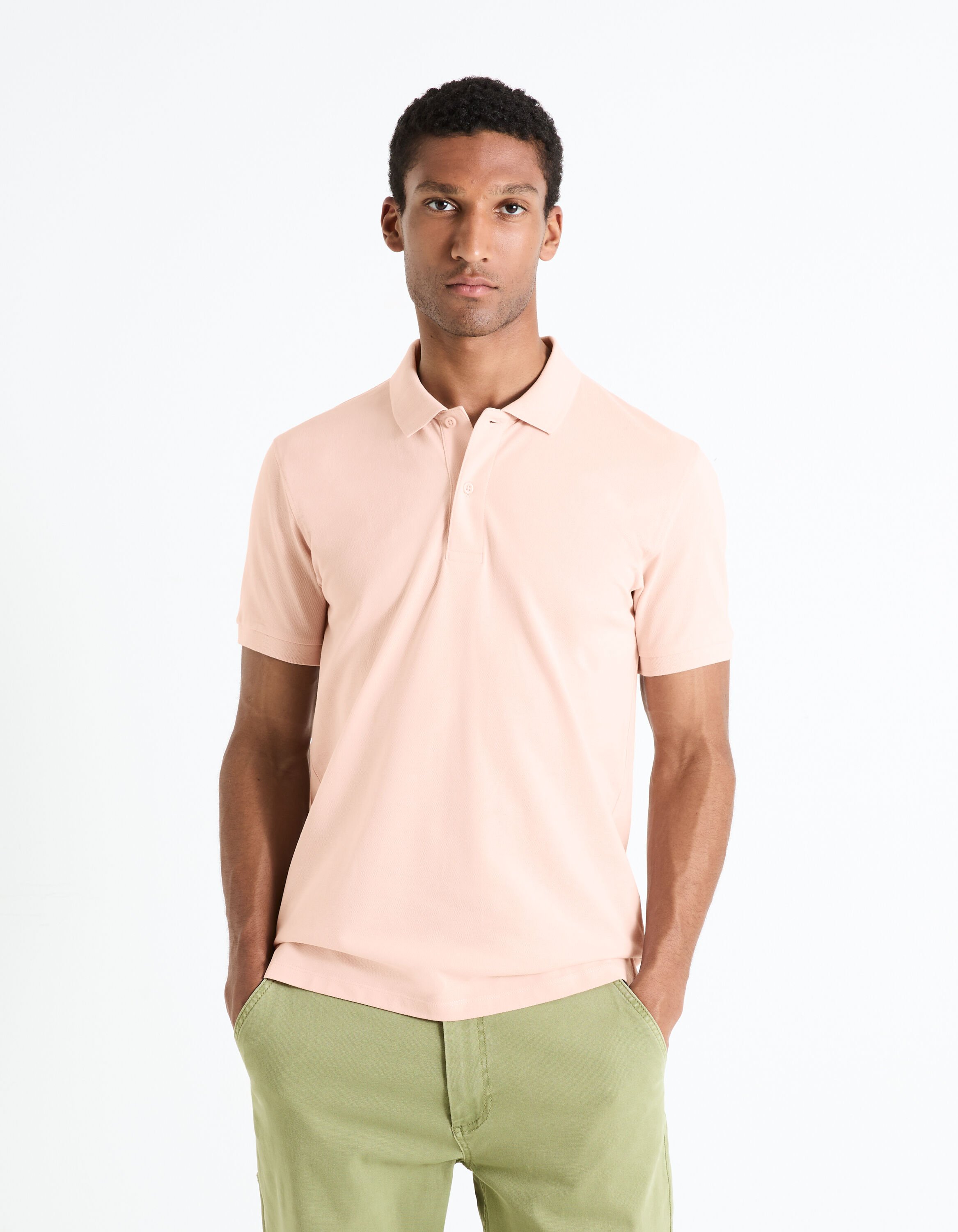 Polo piqu&eacute; 100% coton - orange