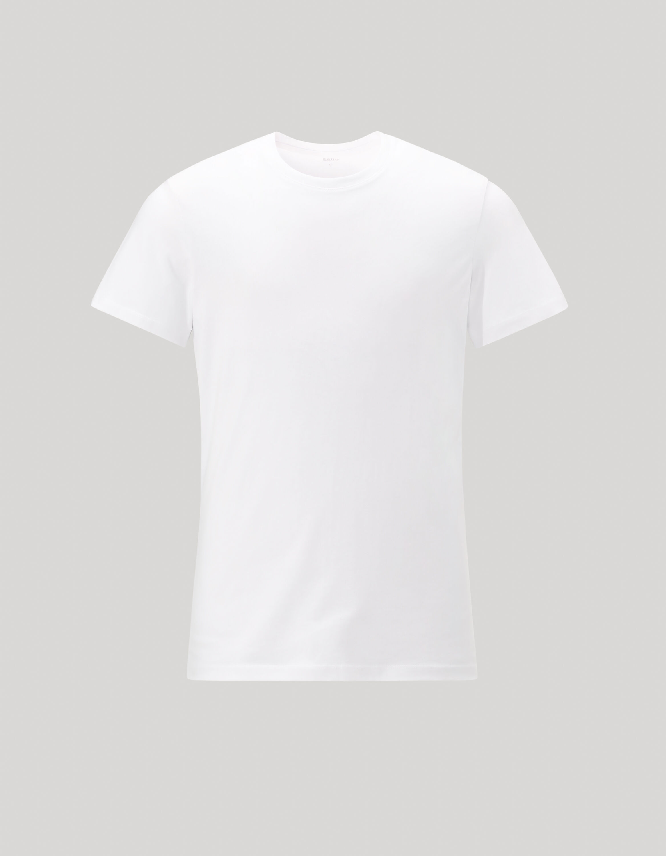 T-shirt col rond 100% coton - blanc