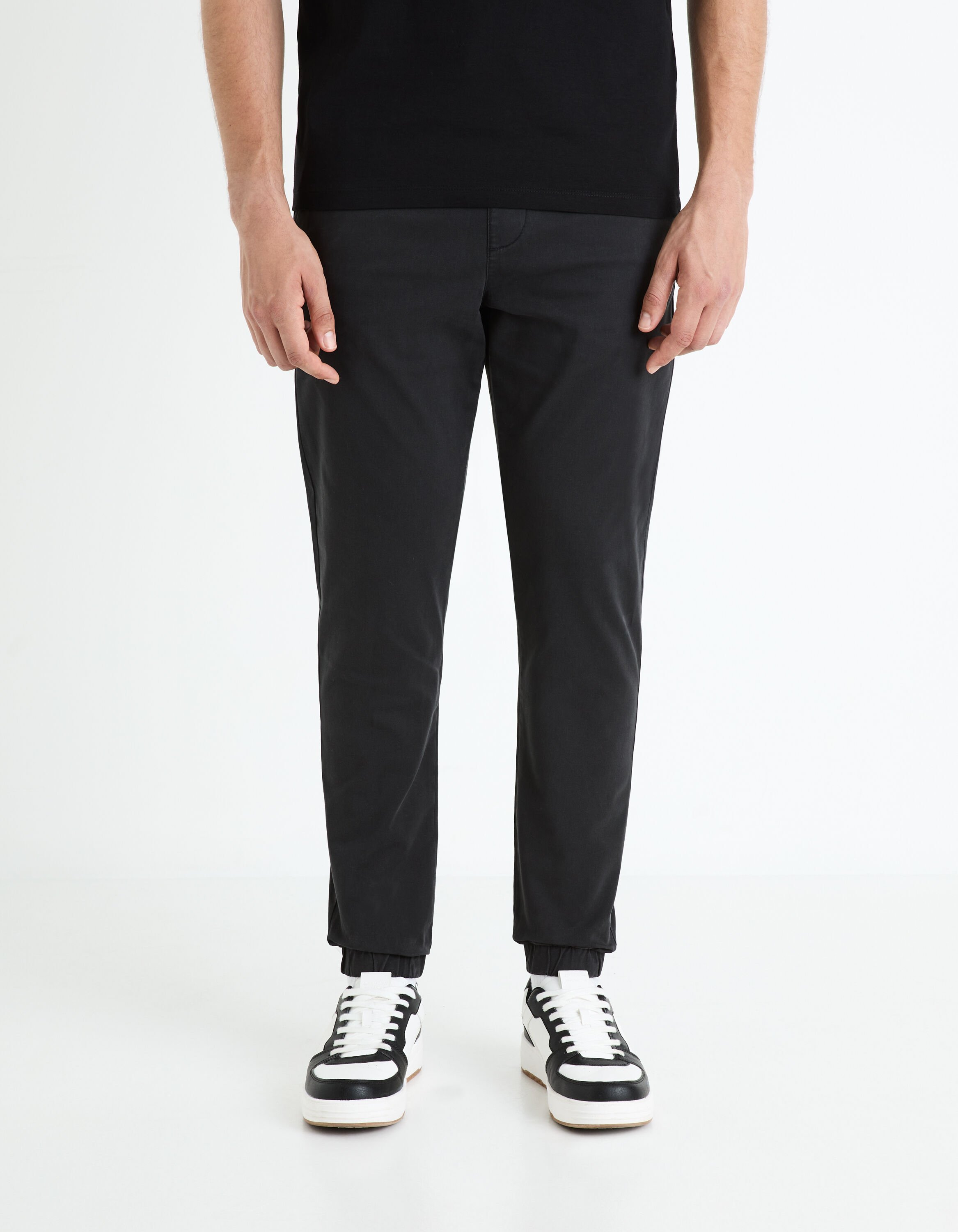 Pantalon forme jogging - noir