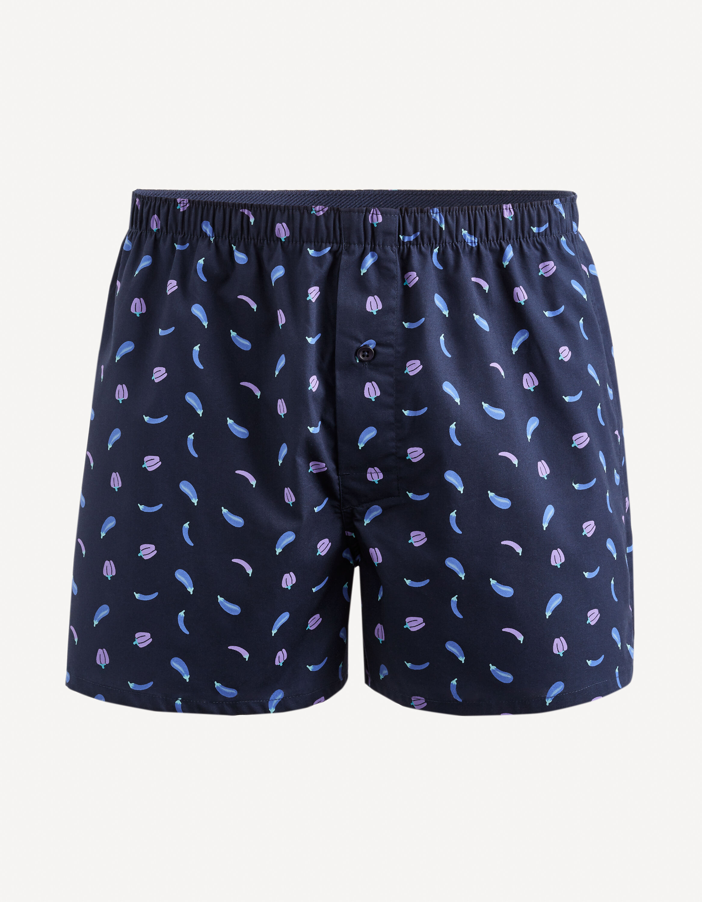 Cale&ccedil;on 100% coton - marine