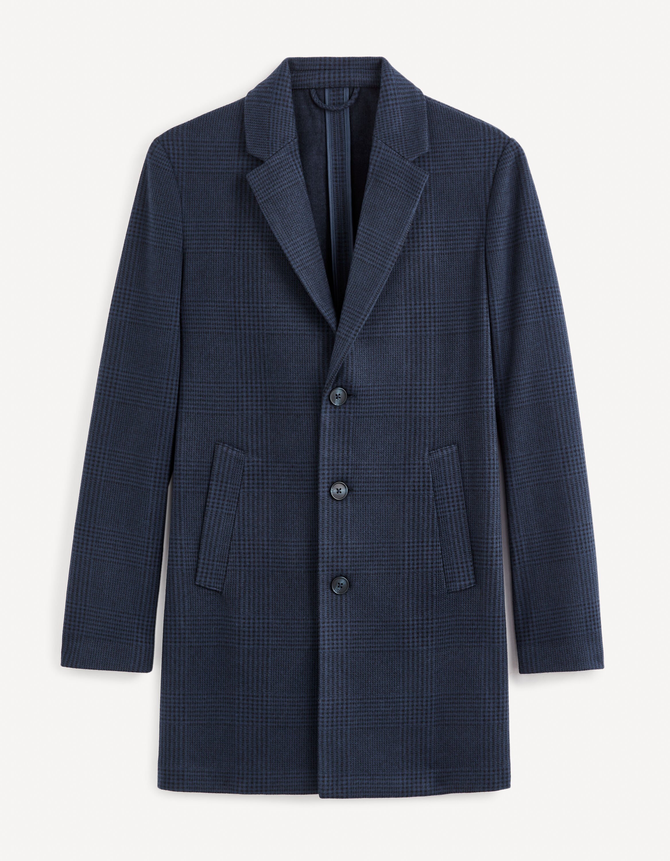 Manteau en maille - marine