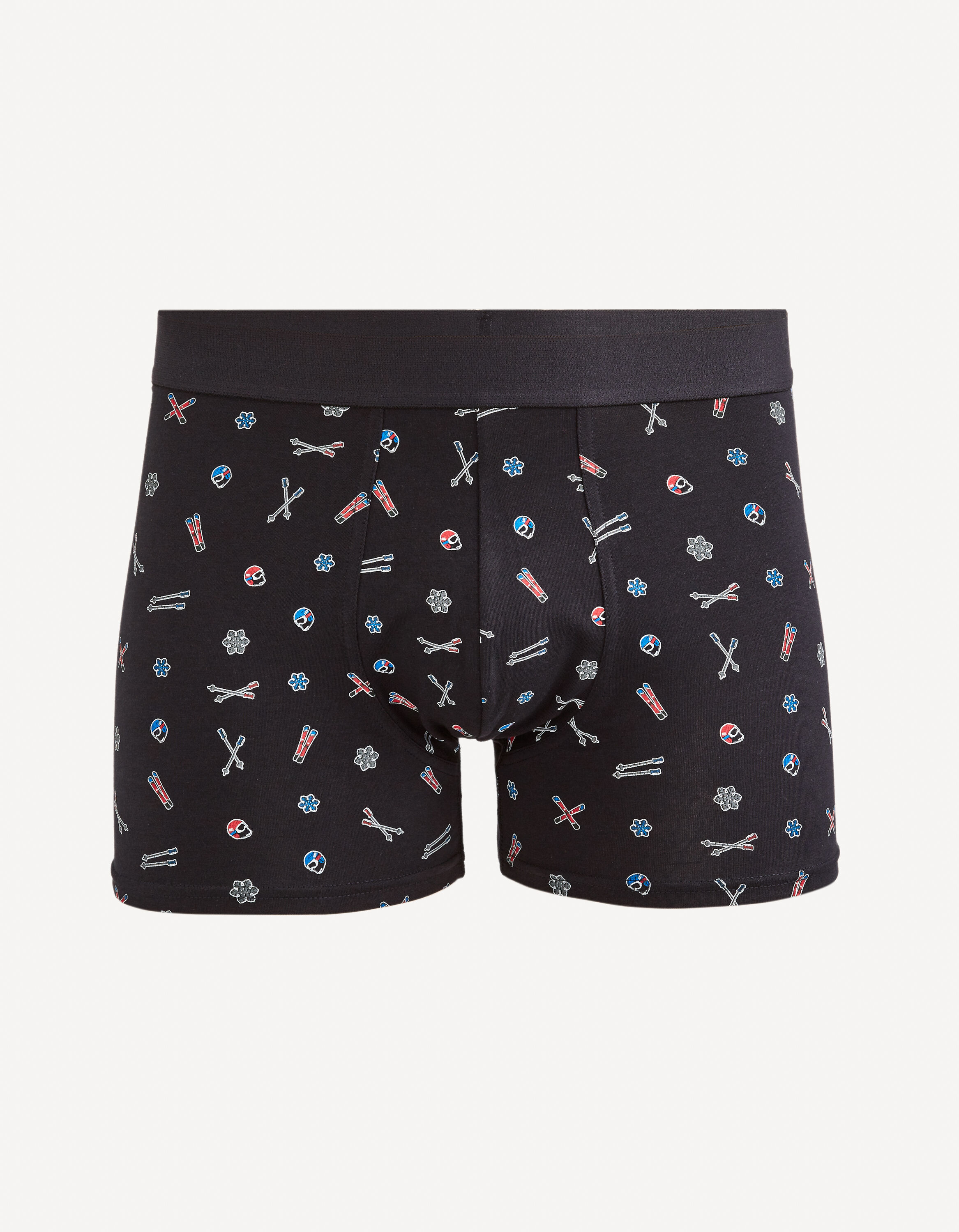 Boxer en coton stretch - noir