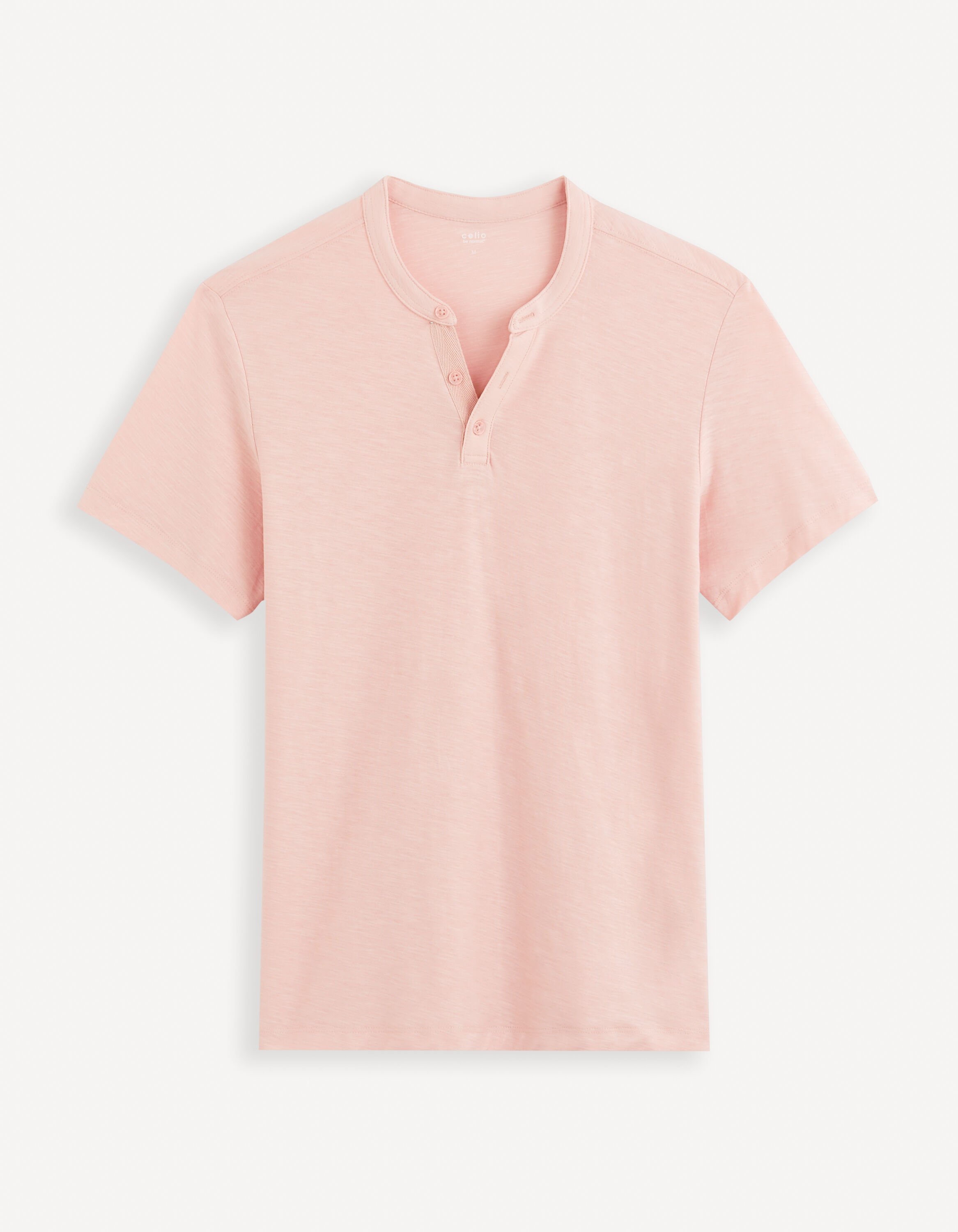 T-shirt col rond 100% coton - rose