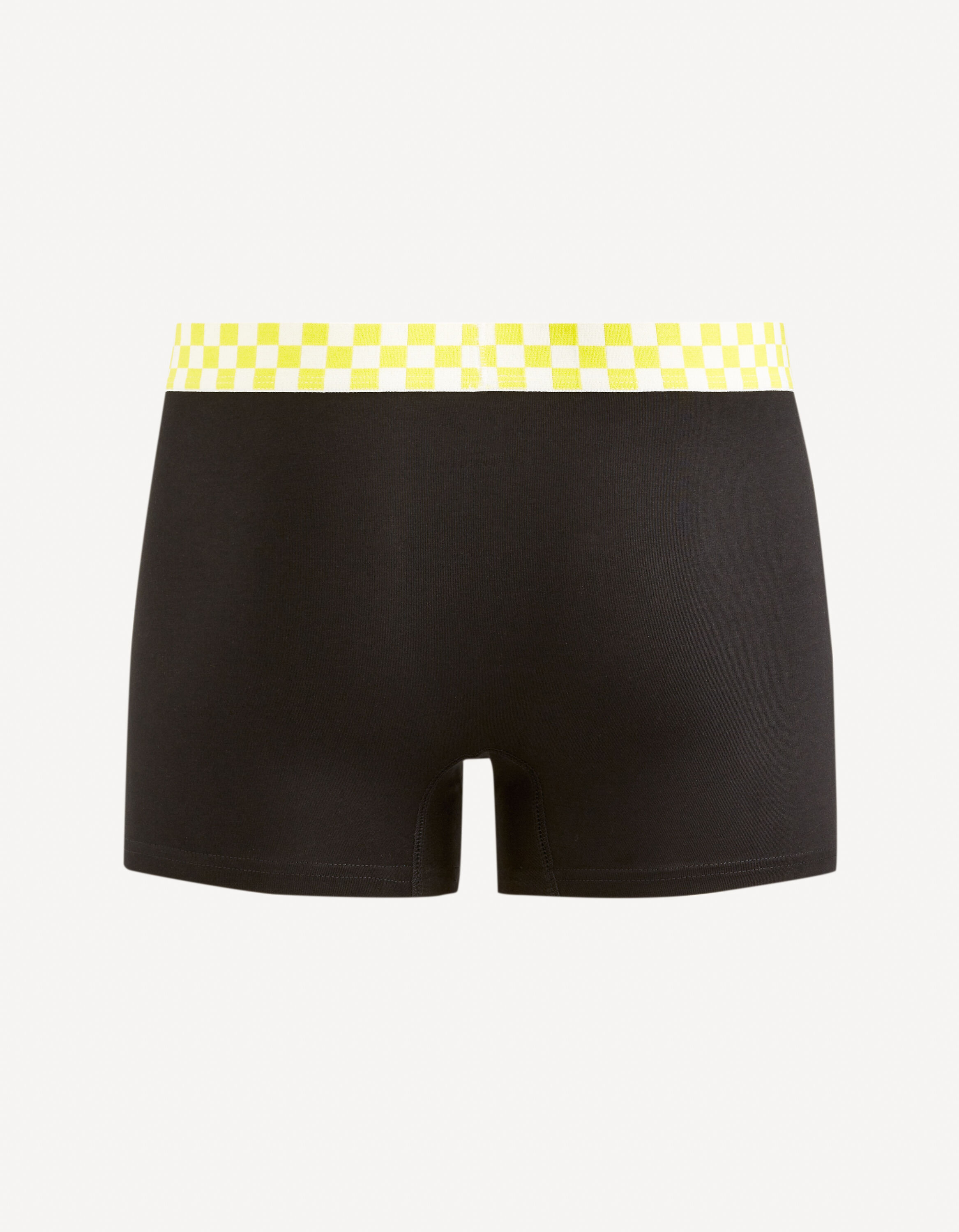 Boxer en coton stretch - jaune