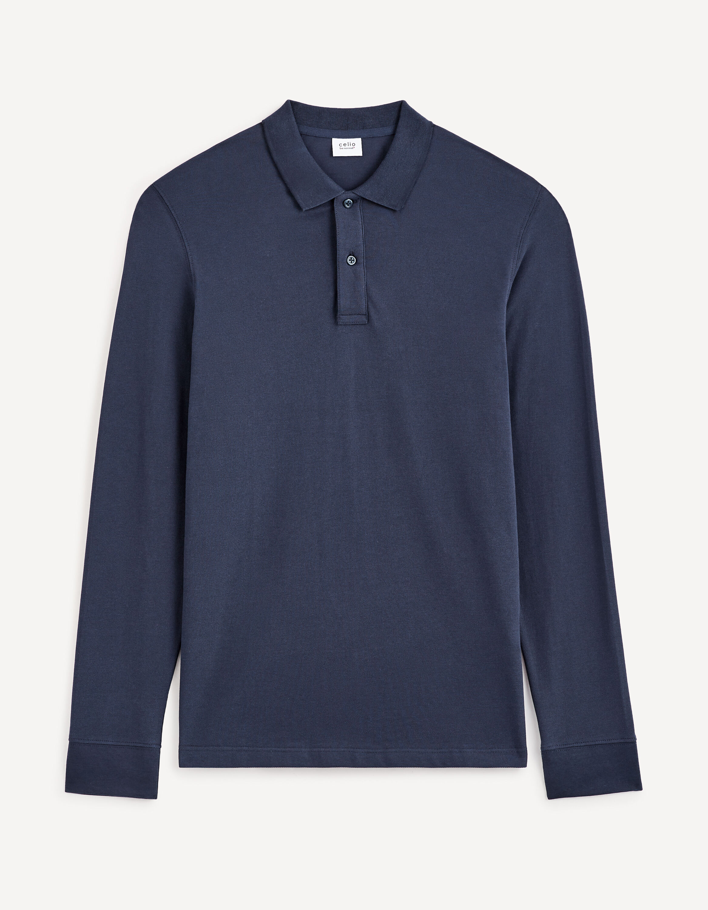 Polo straight piqu&eacute; 100% coton - marine