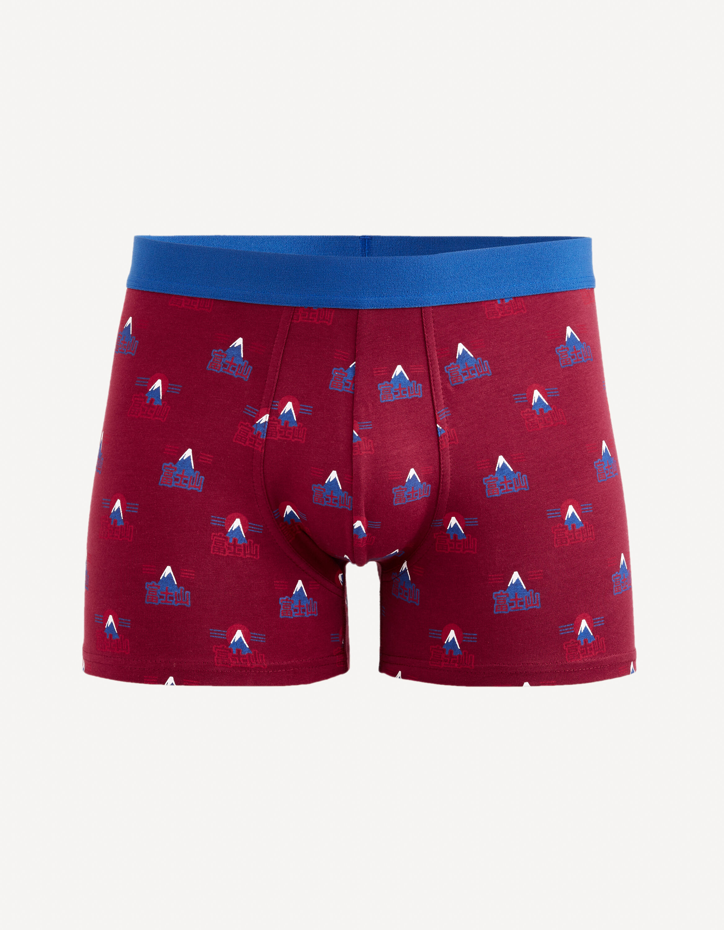 Boxer en coton stretch - bordeaux