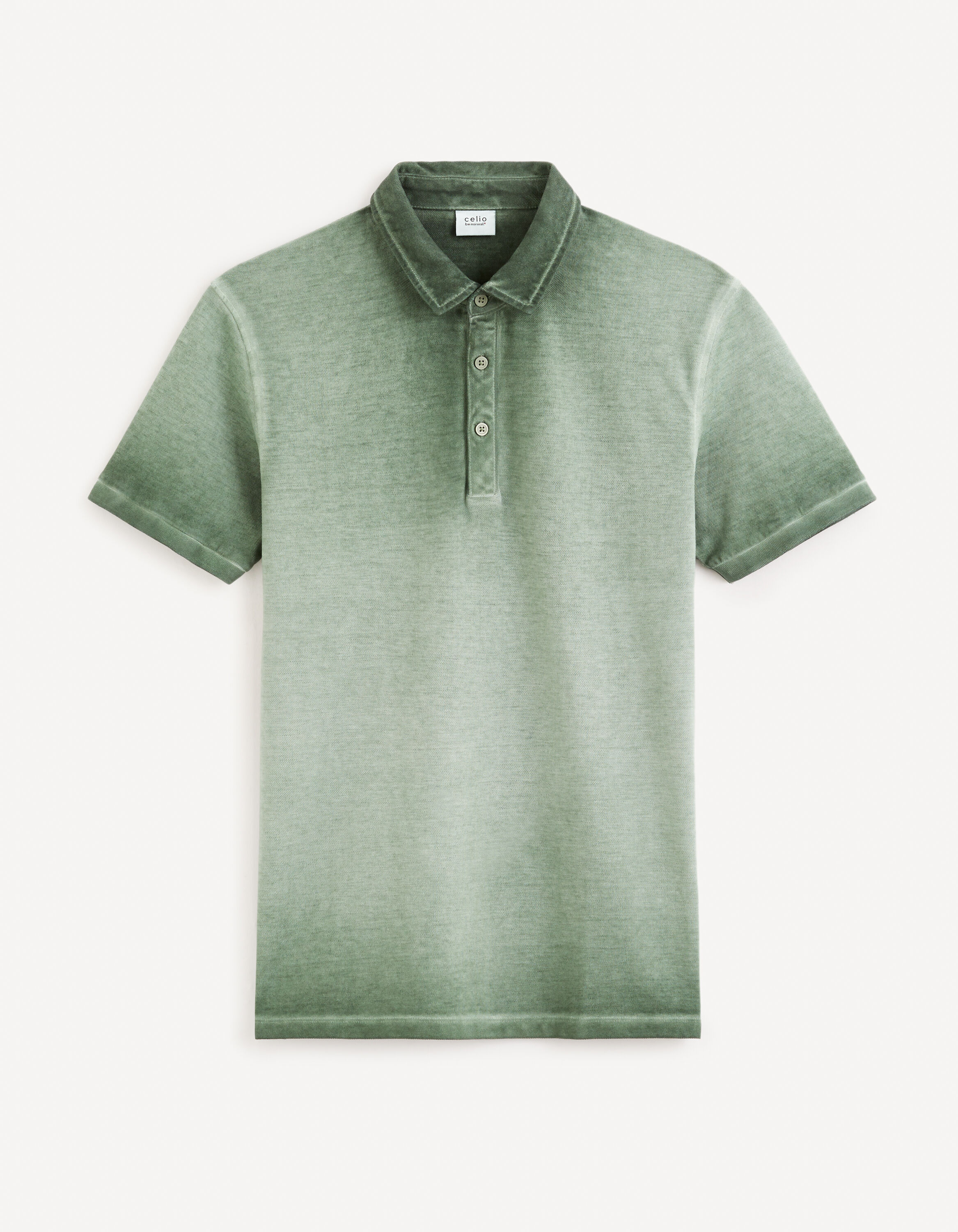 Polo piqu&eacute; 100% coton - kaki