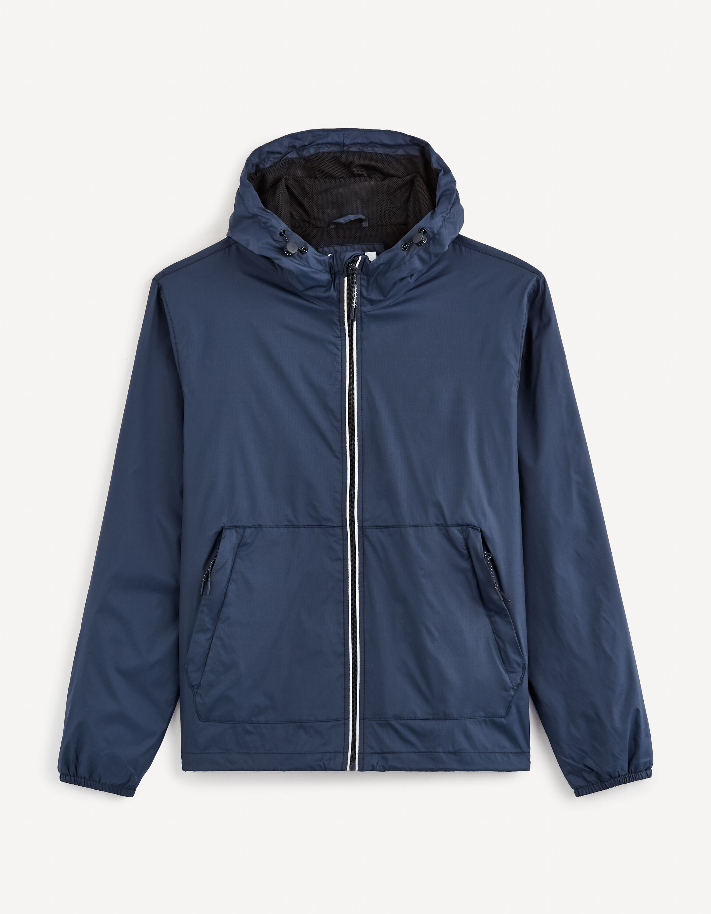 Coupe-vent &agrave; capuche - marine