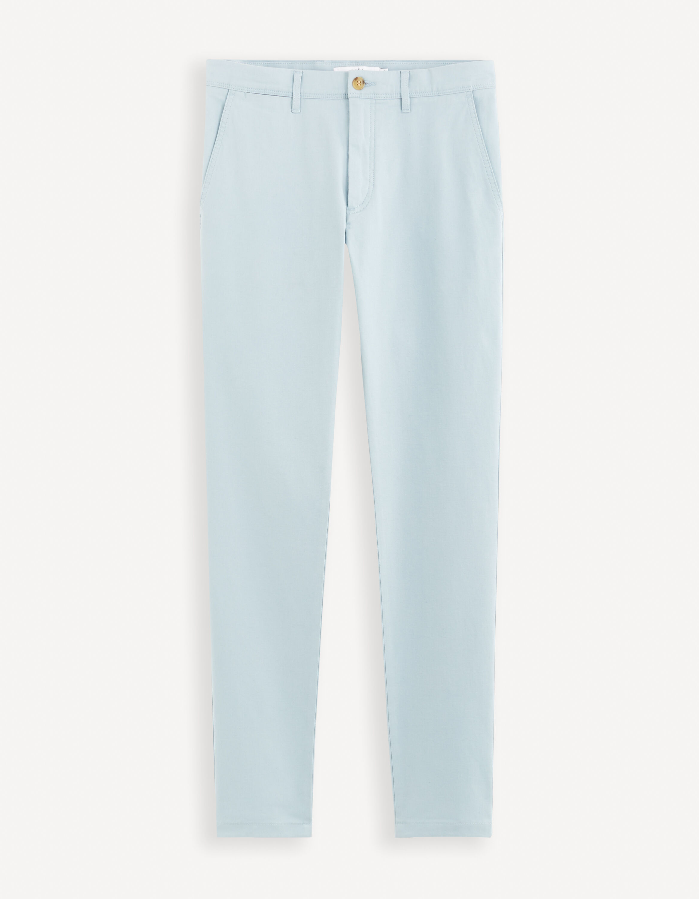 Pantalon chino slim - bleu clair