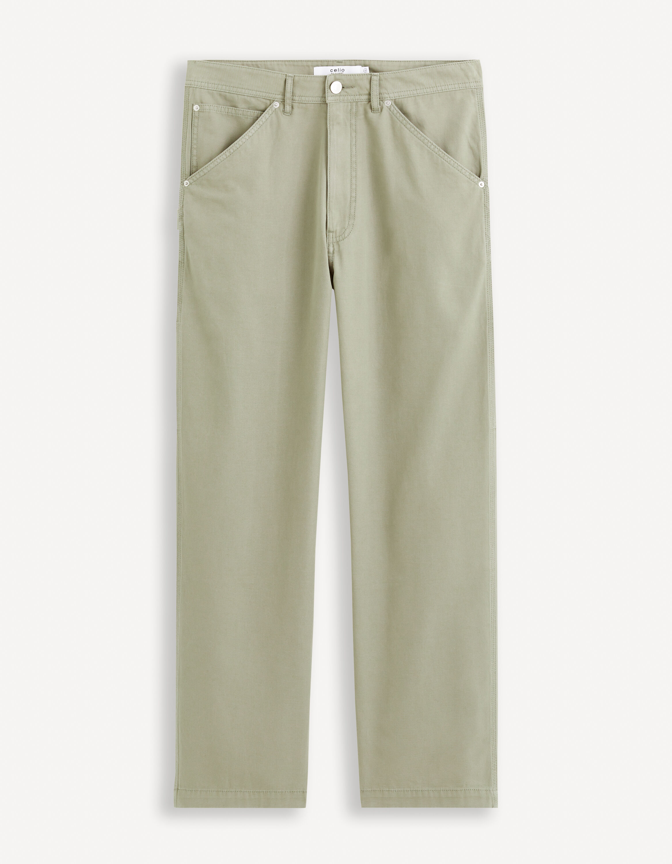 Pantalon Carpenter coton stretch - vert clair
