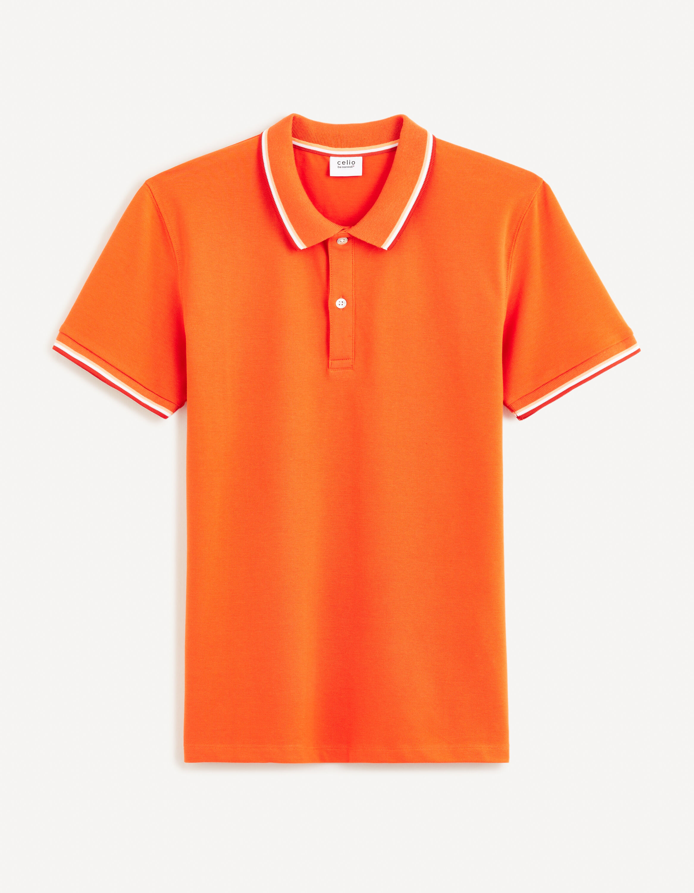 Polo piqu&eacute; - orange