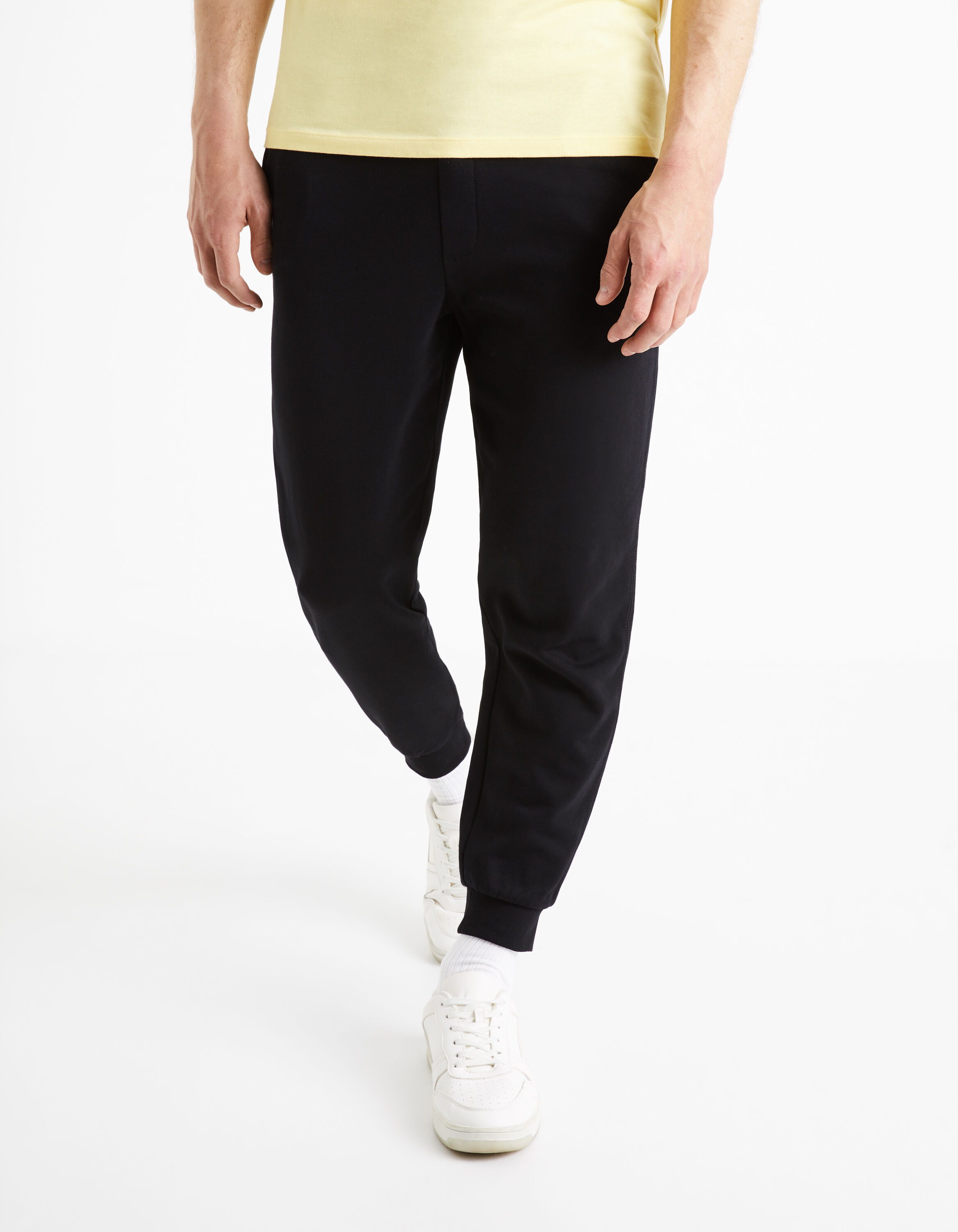 Jogging 100% coton - noir