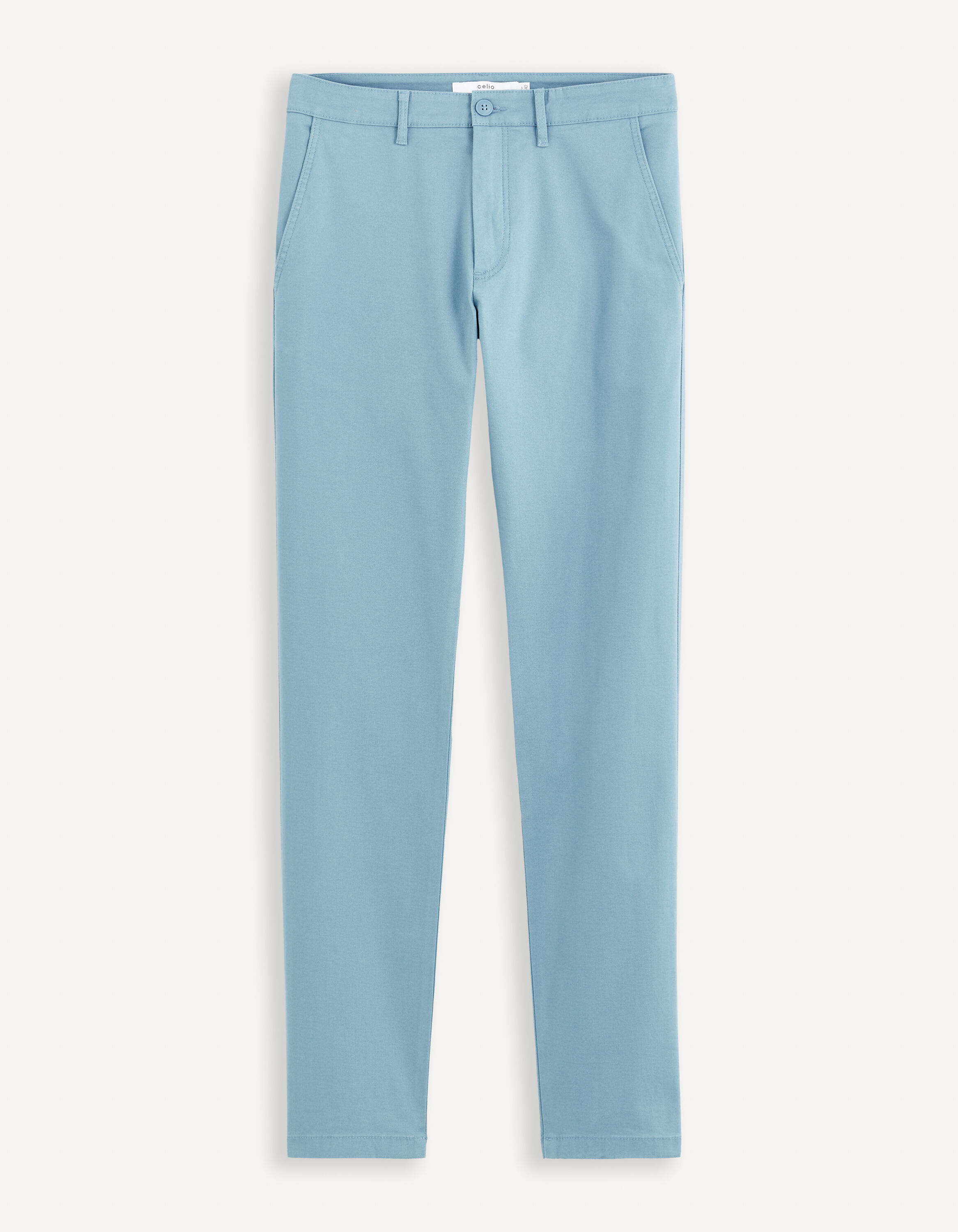 Pantalon chino slim - bleu
