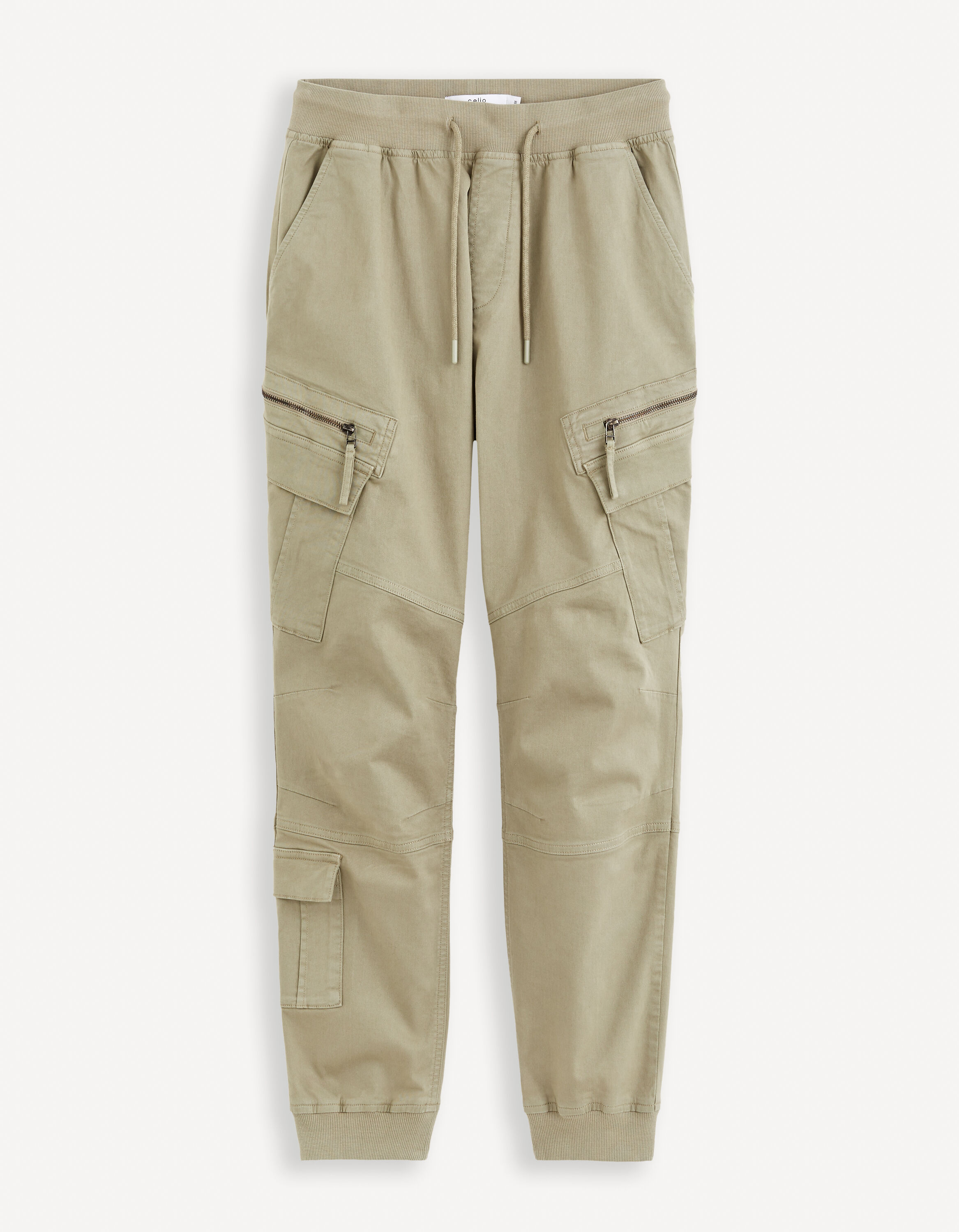 Pantalon cargo straight - kaki