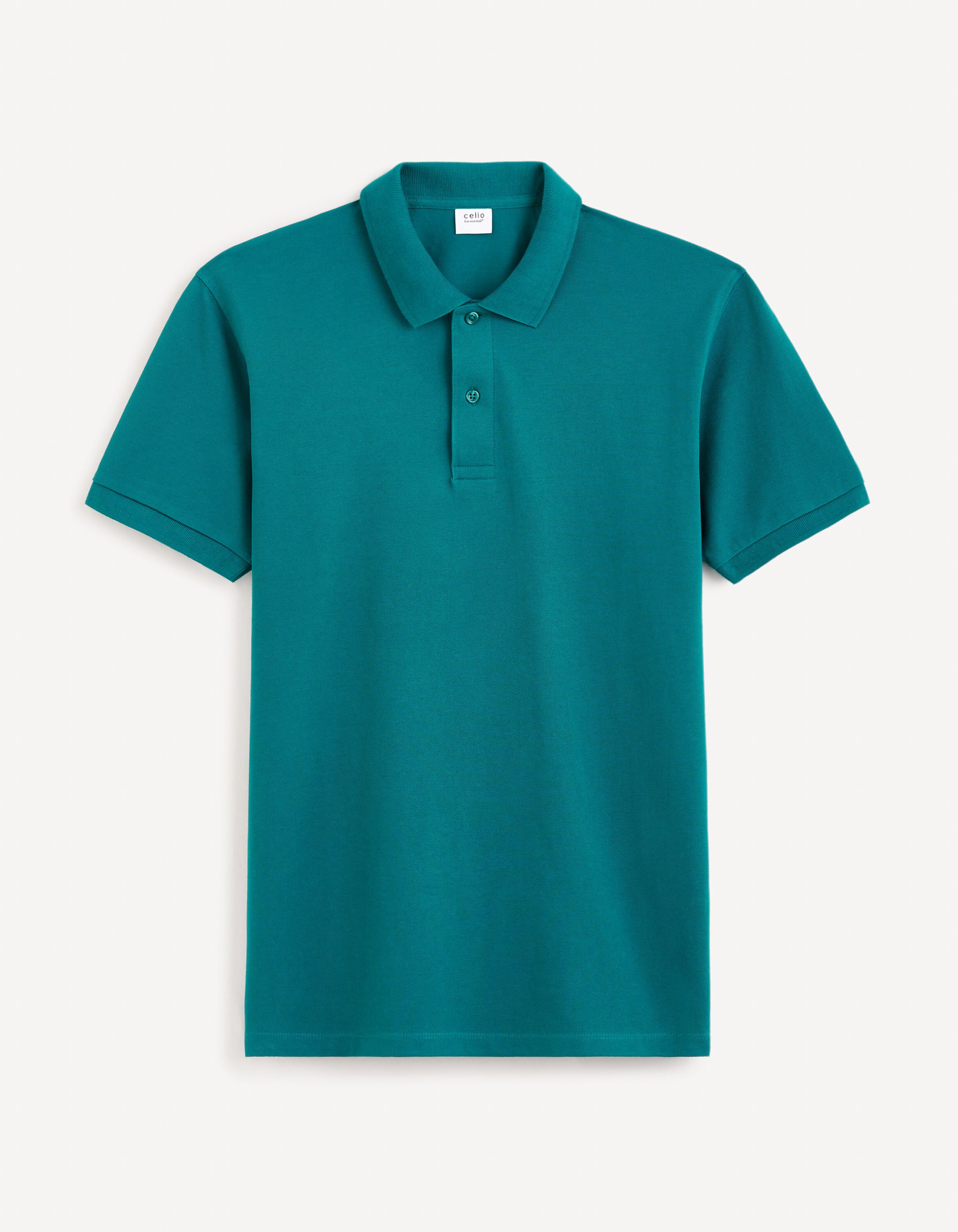 Polo piqu&eacute; 100% coton - bleu