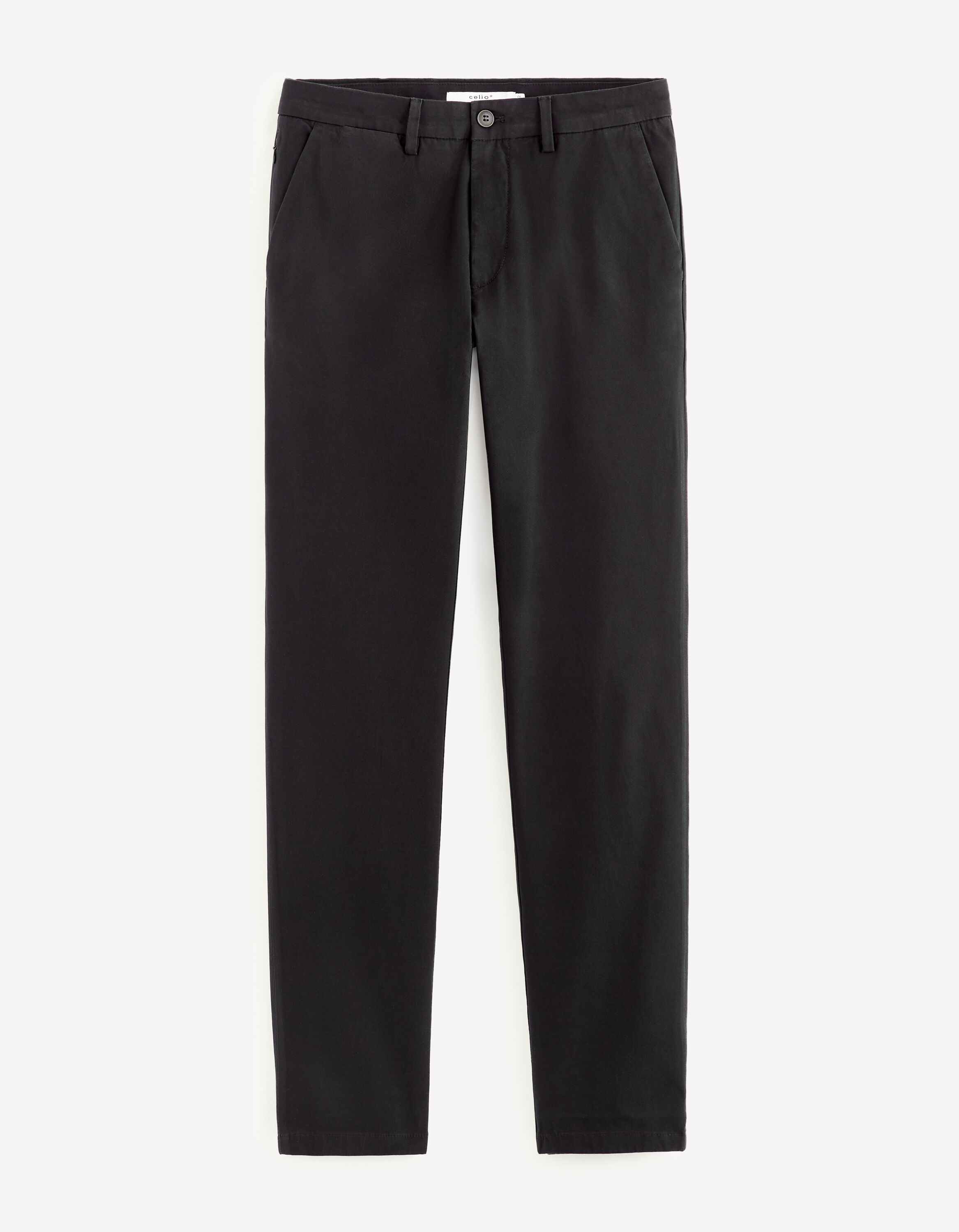 Pantalon chino straight - noir