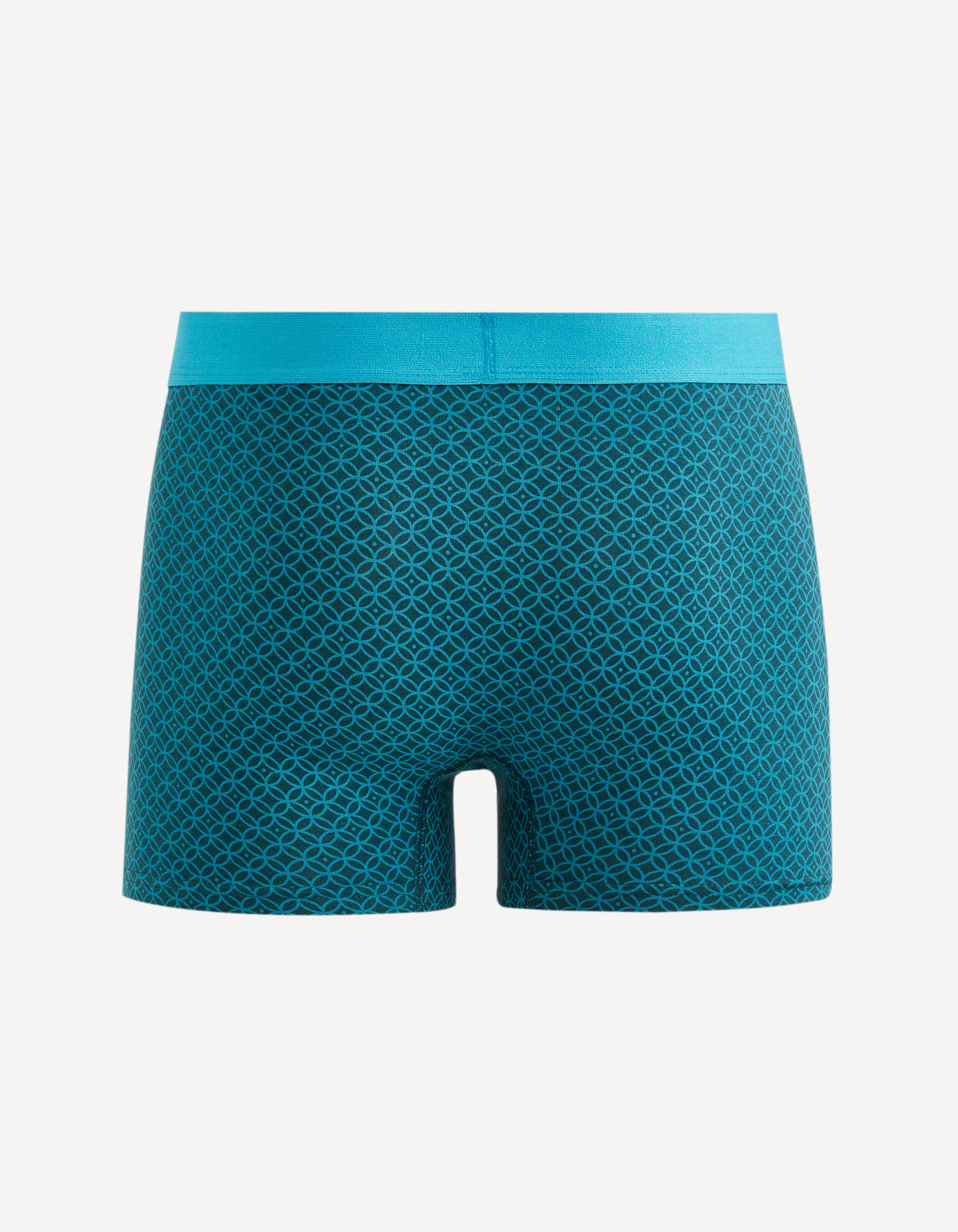 Boxer en coton stretch - bleu
